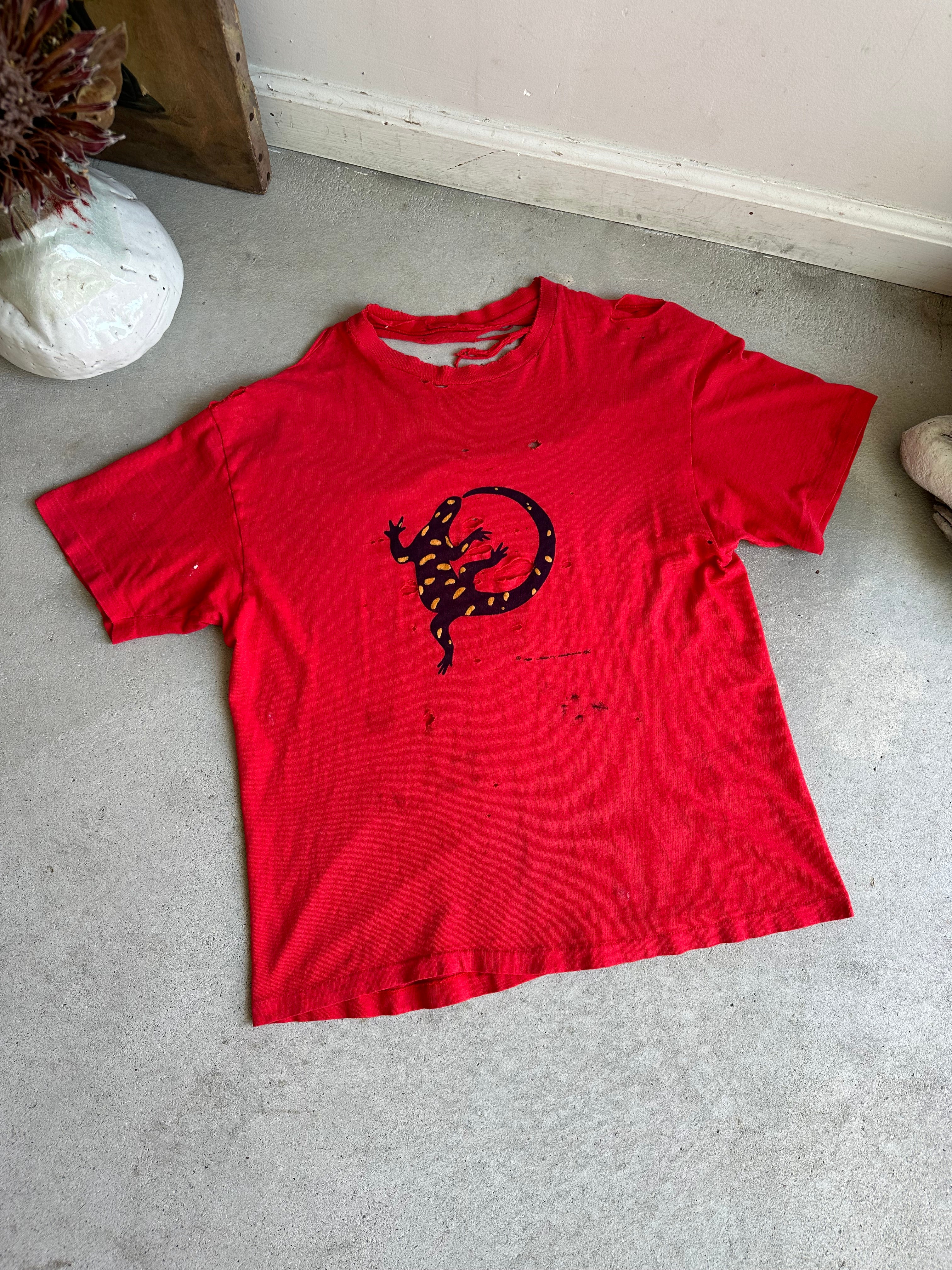 Thrashed Lizard T-Shirt (Boxy M)
