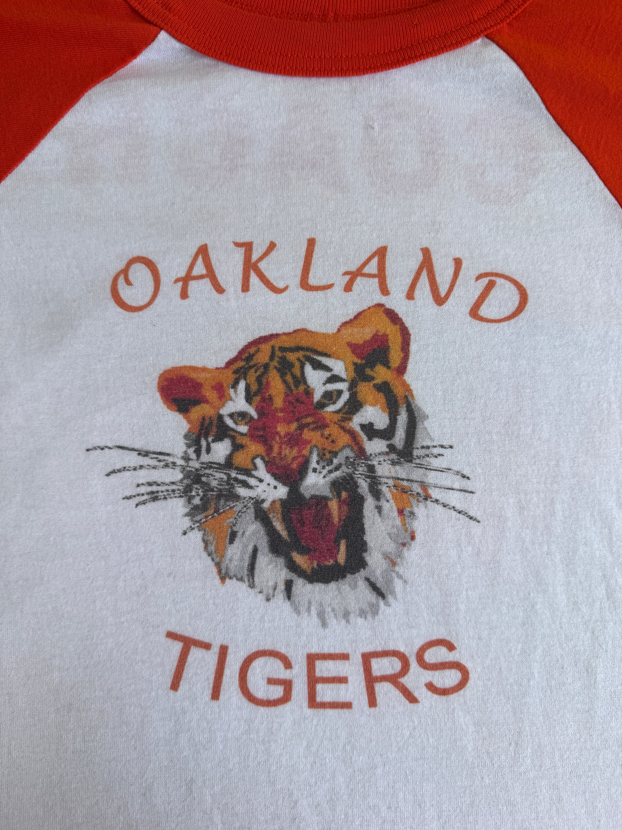 2000s Oakland Tigers Raglan Half-Sleeve (XL)