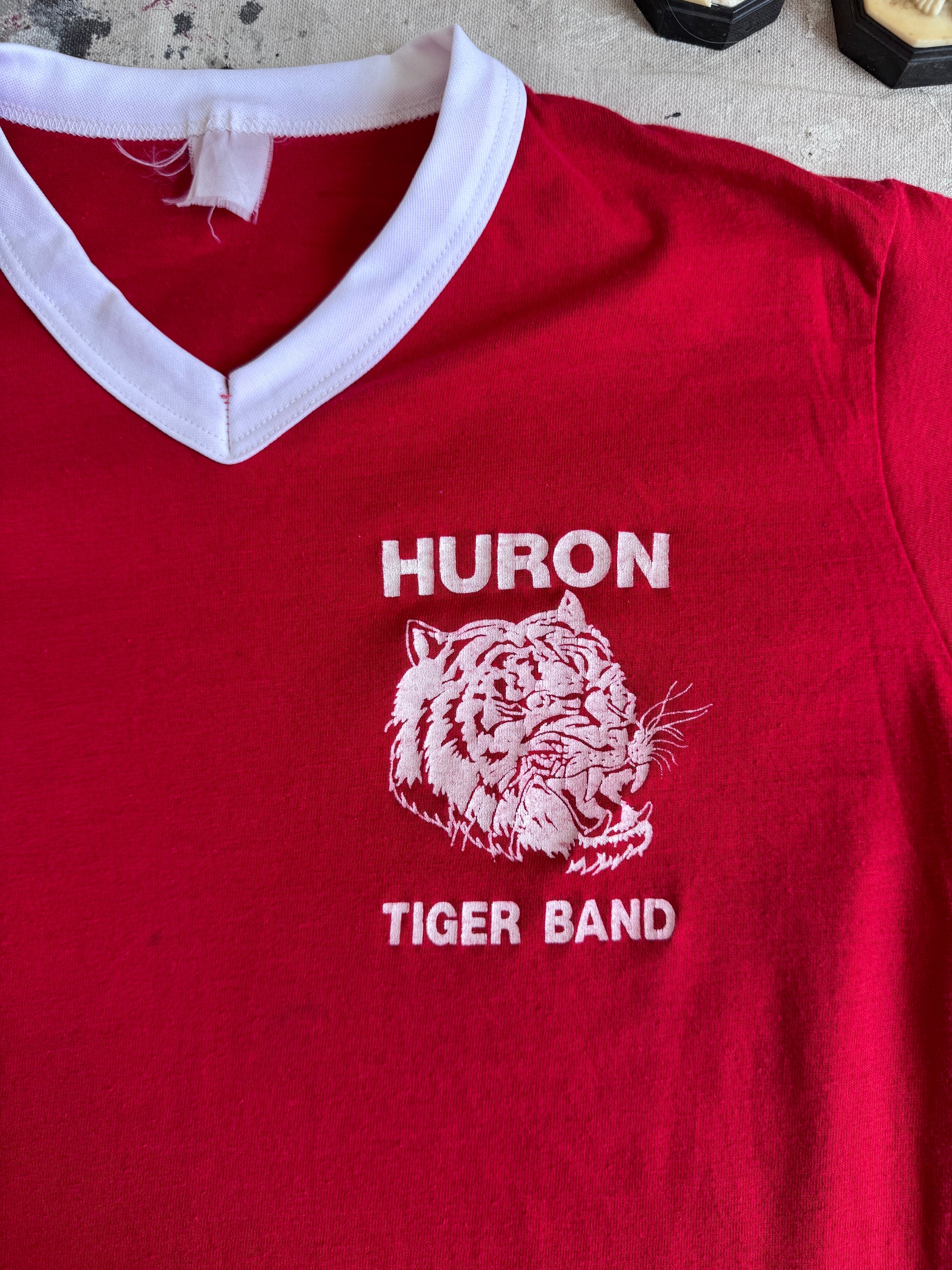 1970s Huron Tigers Athletic T-Shirt (M)