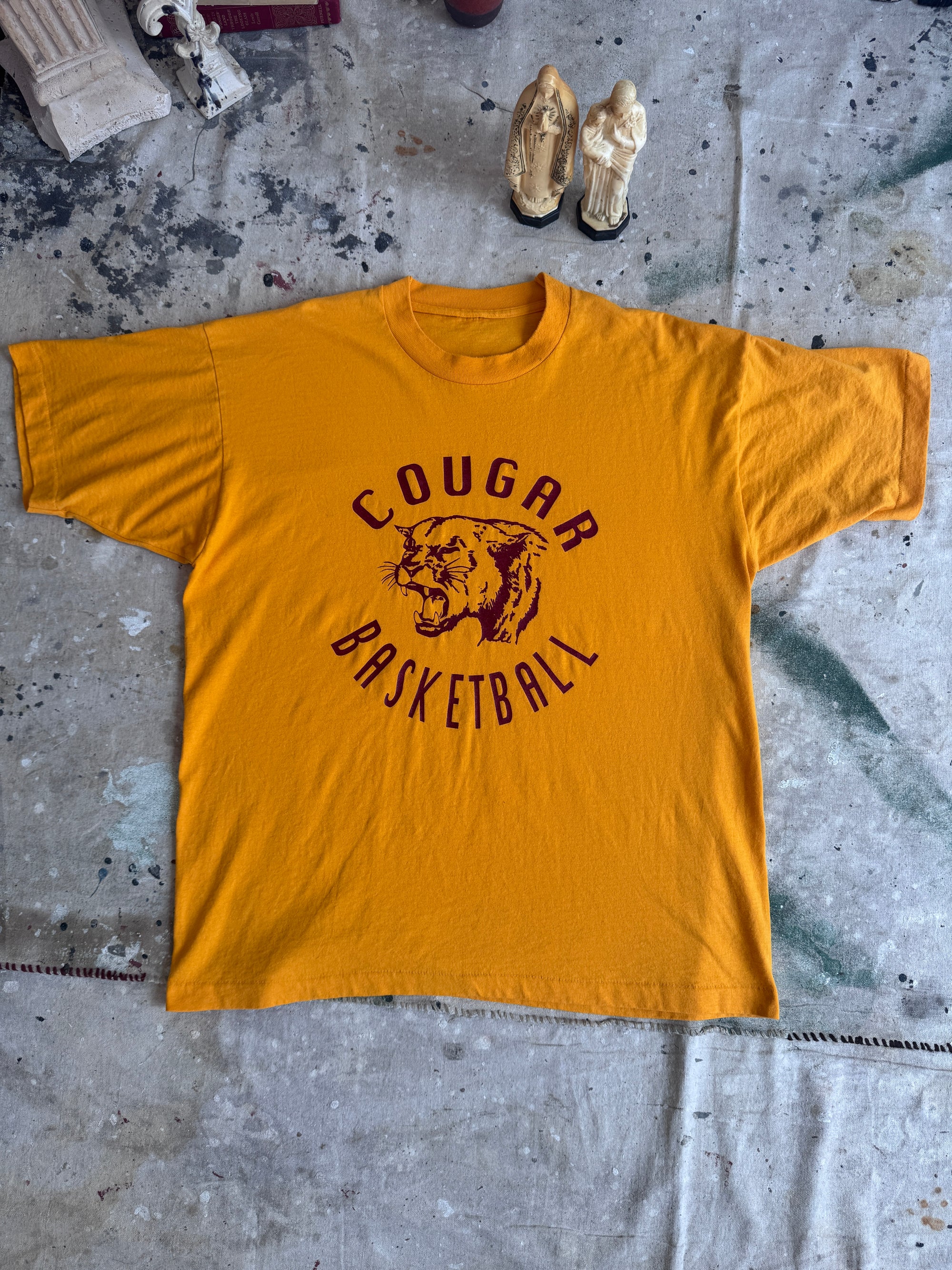 1990s Cougar Basketball T-Shirt (XL)