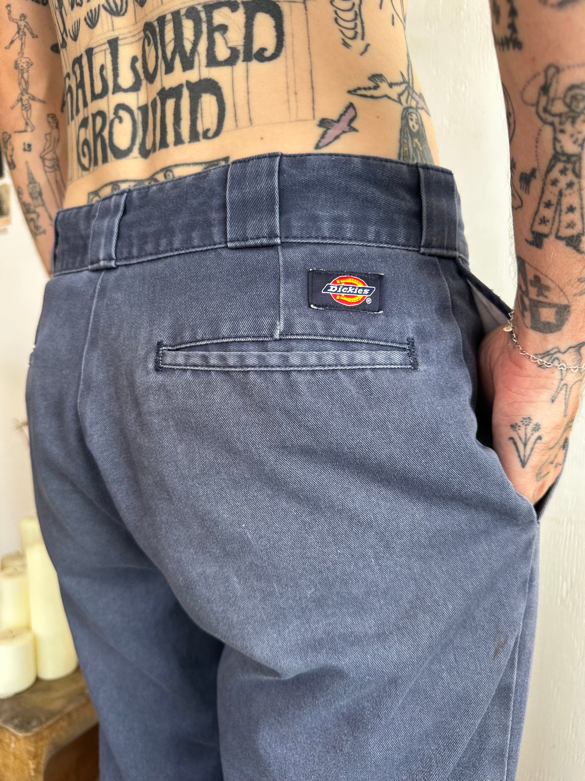2000s Perfectly Faded Blue Dickies 874