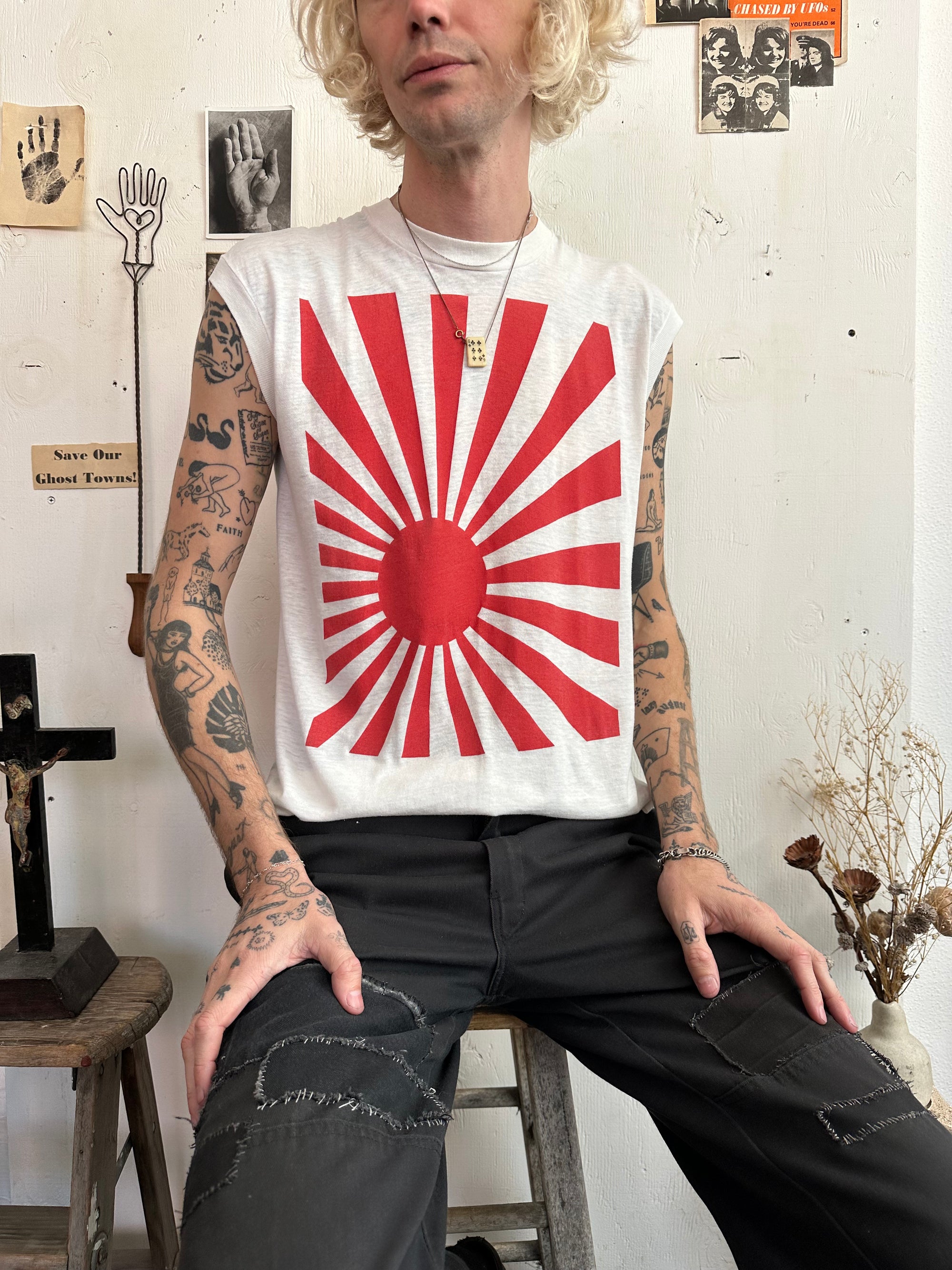 1980s Rising Sun Muscle Tank
