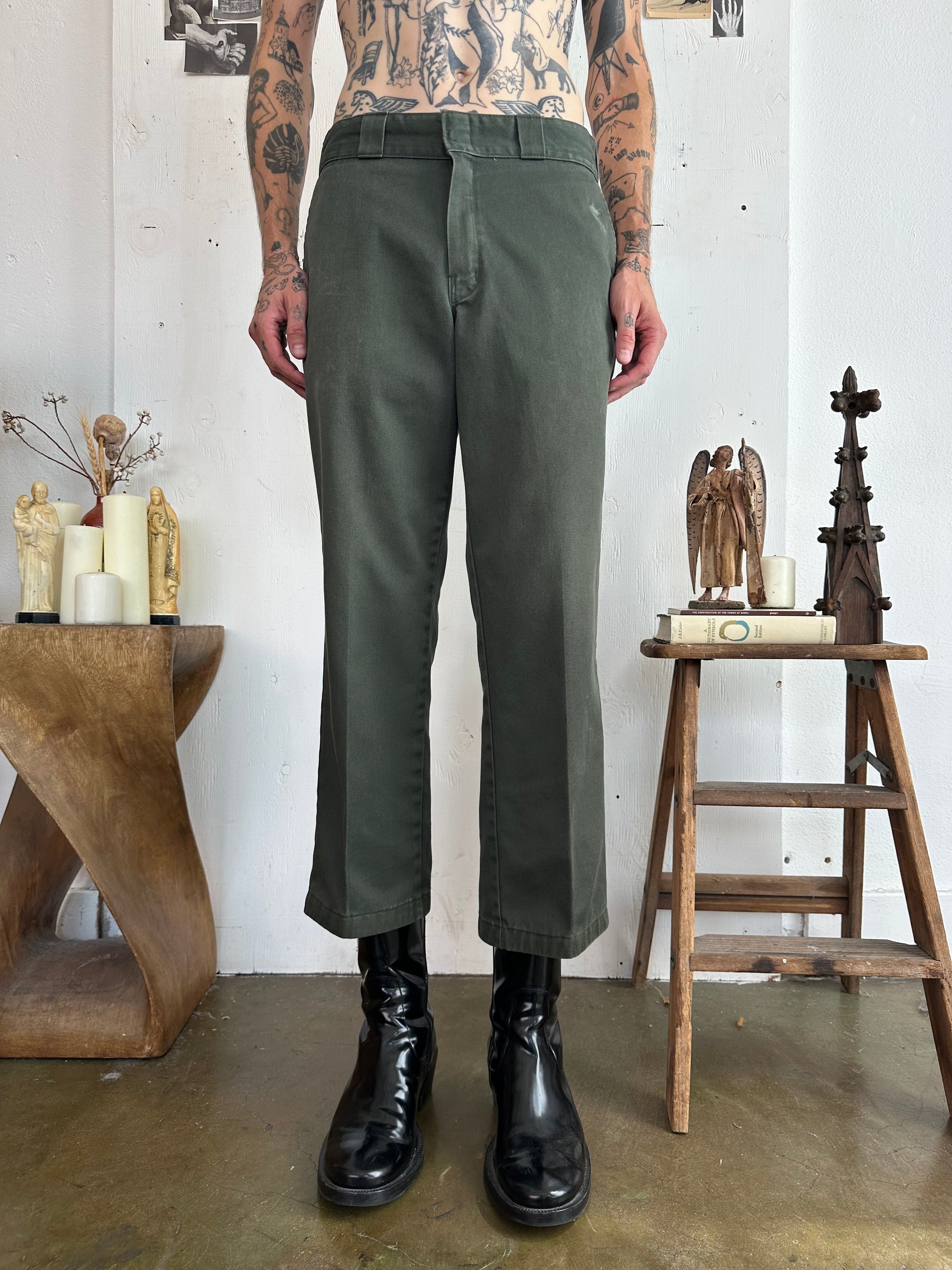 2000s Faded Green Dickies 874