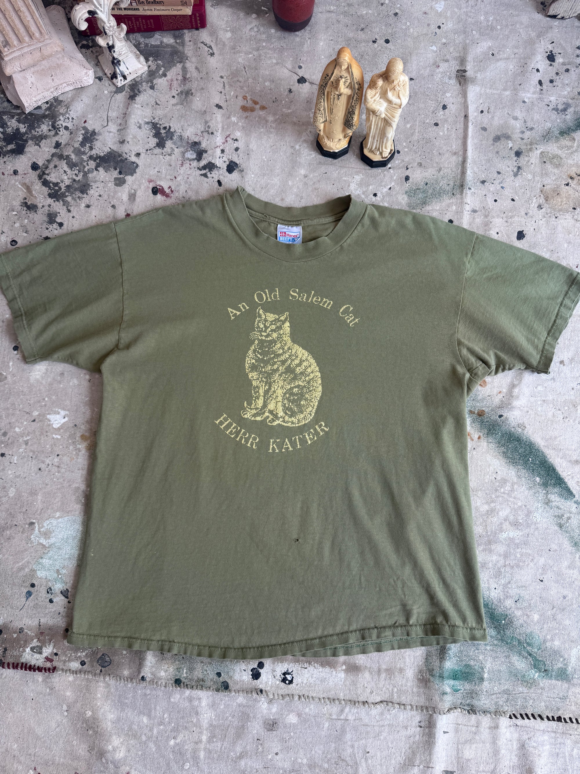 1990s Well-Worn Old Salem Cat Tee (XL)