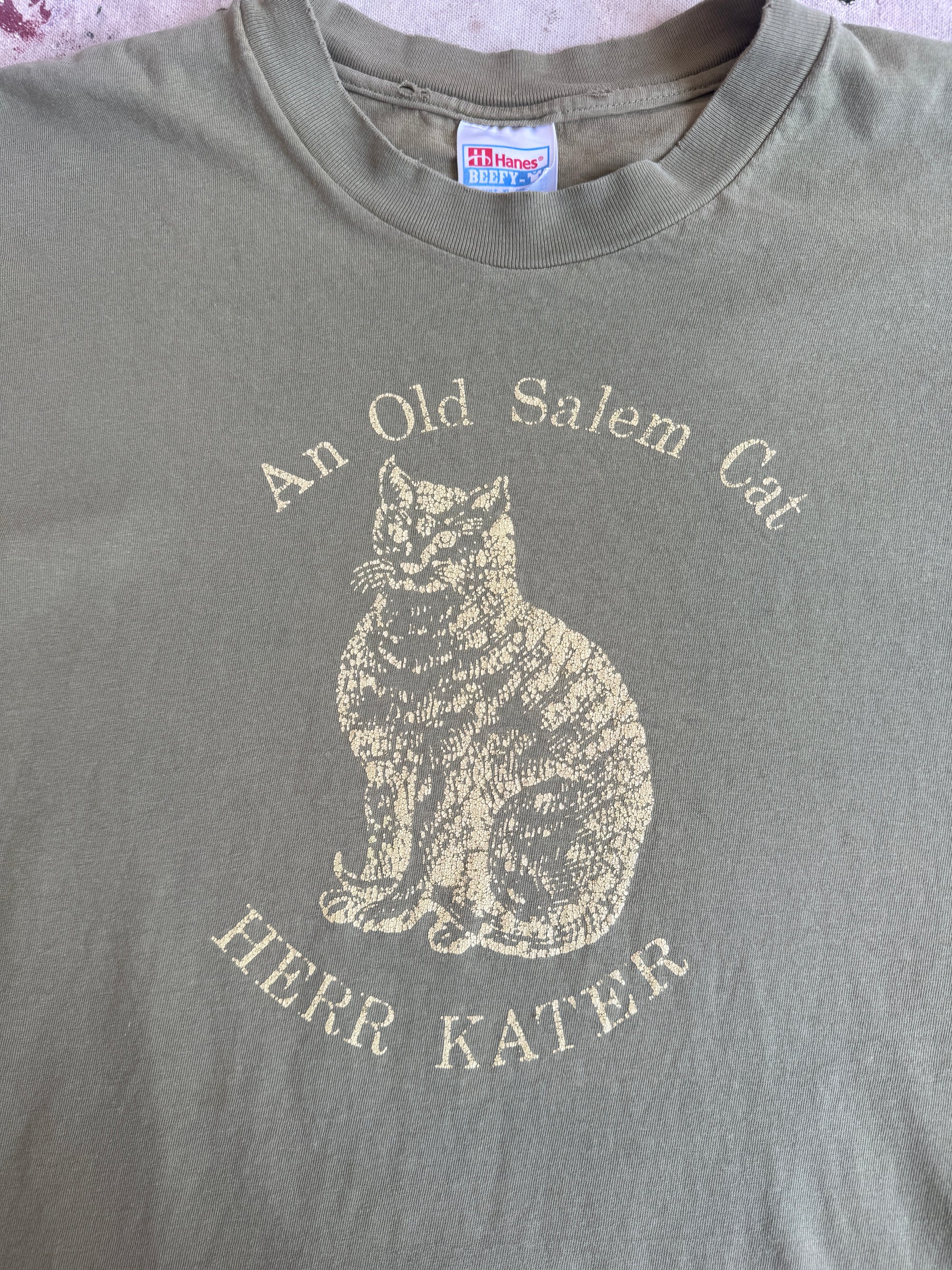 1990s Well-Worn Old Salem Cat Tee (XL)
