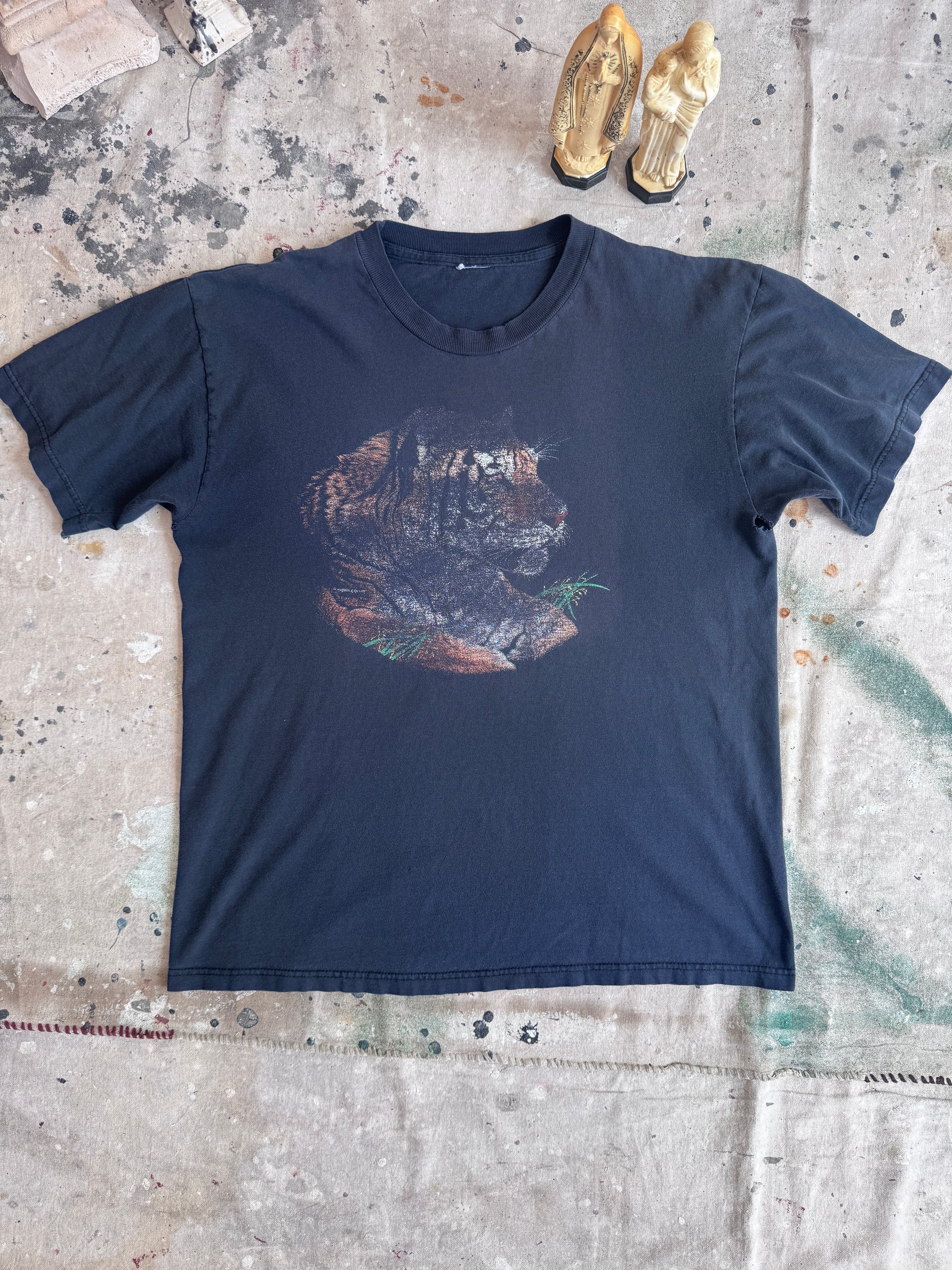 1990s Tiger and Wolf Double Sided Tee (XL)