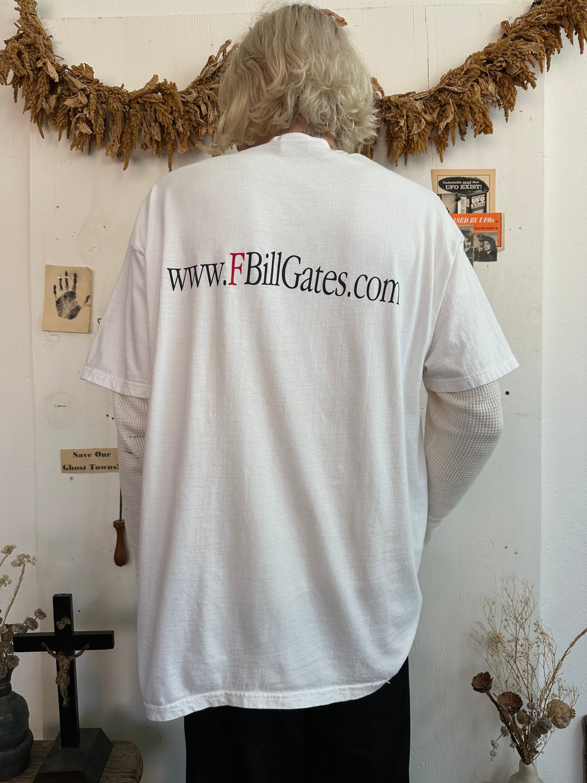 2000s F Bill Gates T-Shirt