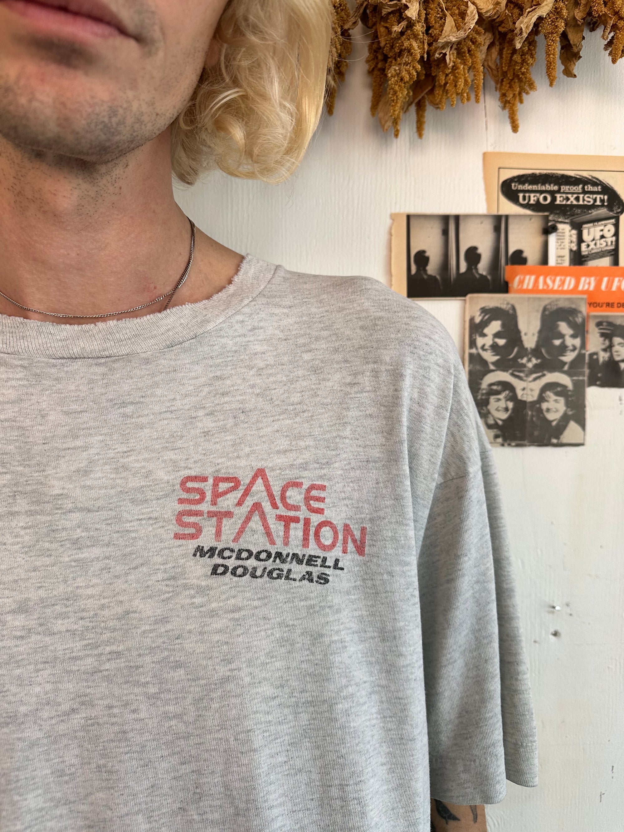 1990s Thrashed Space Station T-Shirt