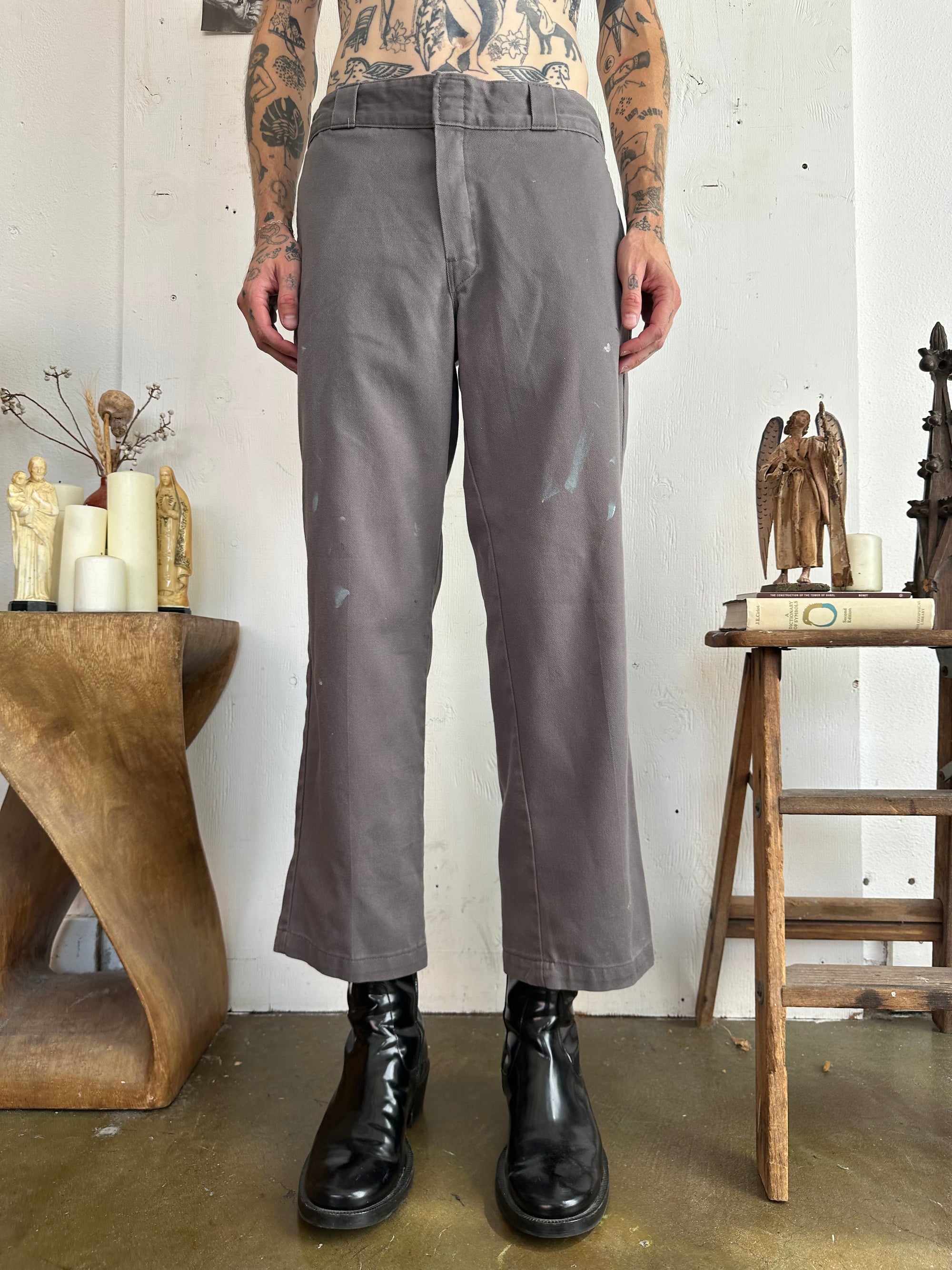 2000s Well Worn Slate Grey Dickies 874