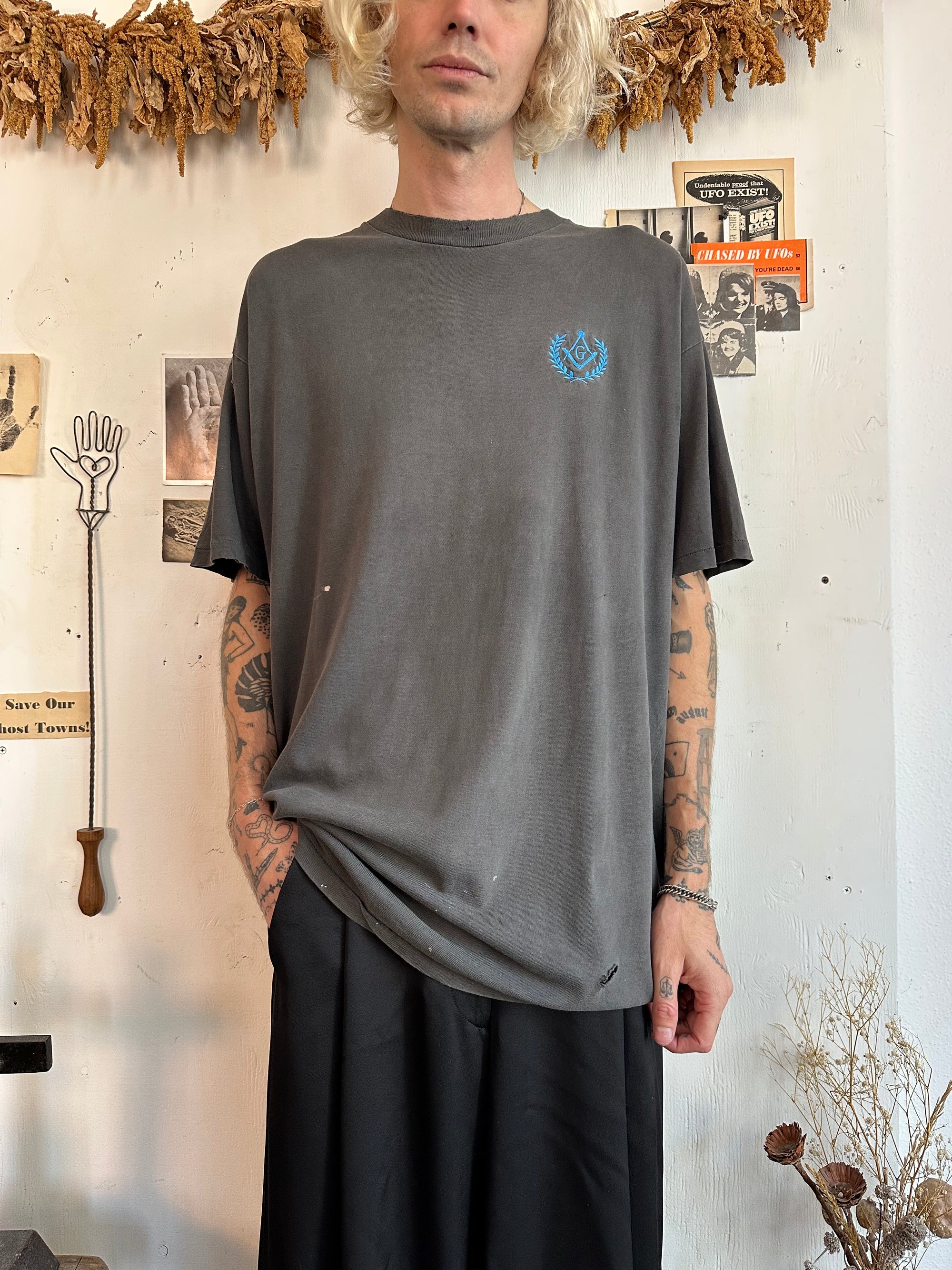 1980s Well Worn Freemason T-Shirt