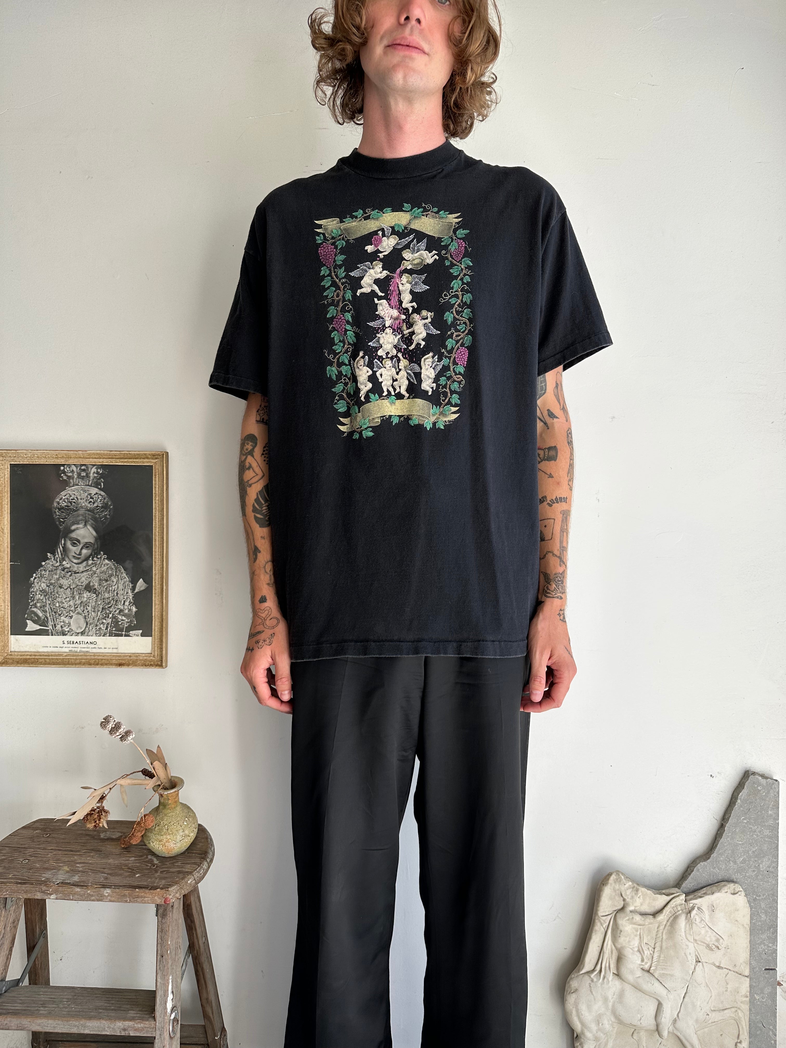 1990s Cupids & Wine T-Shirt (XL)