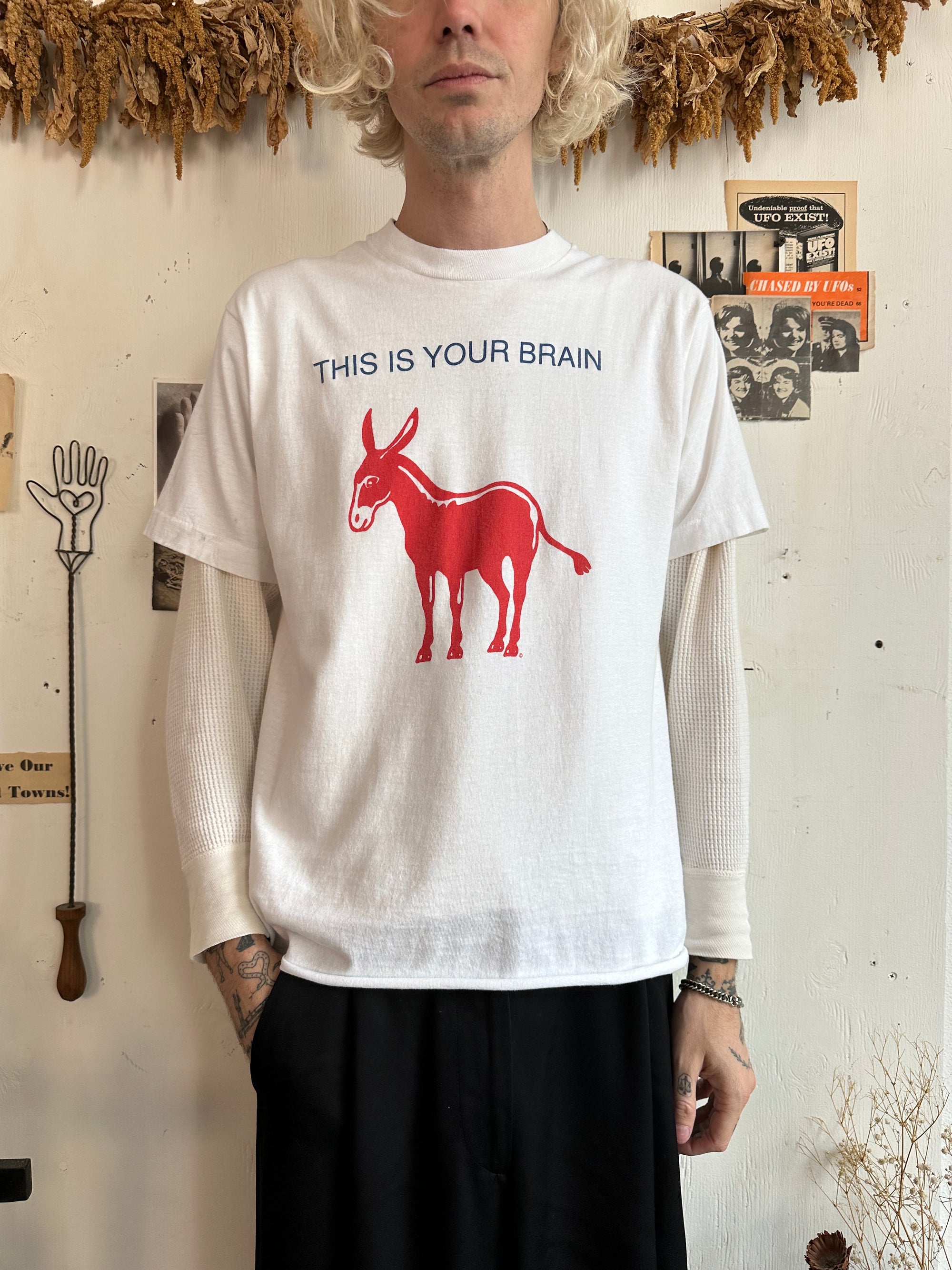 1990s This is Your Brain on Drugs T-Shirt