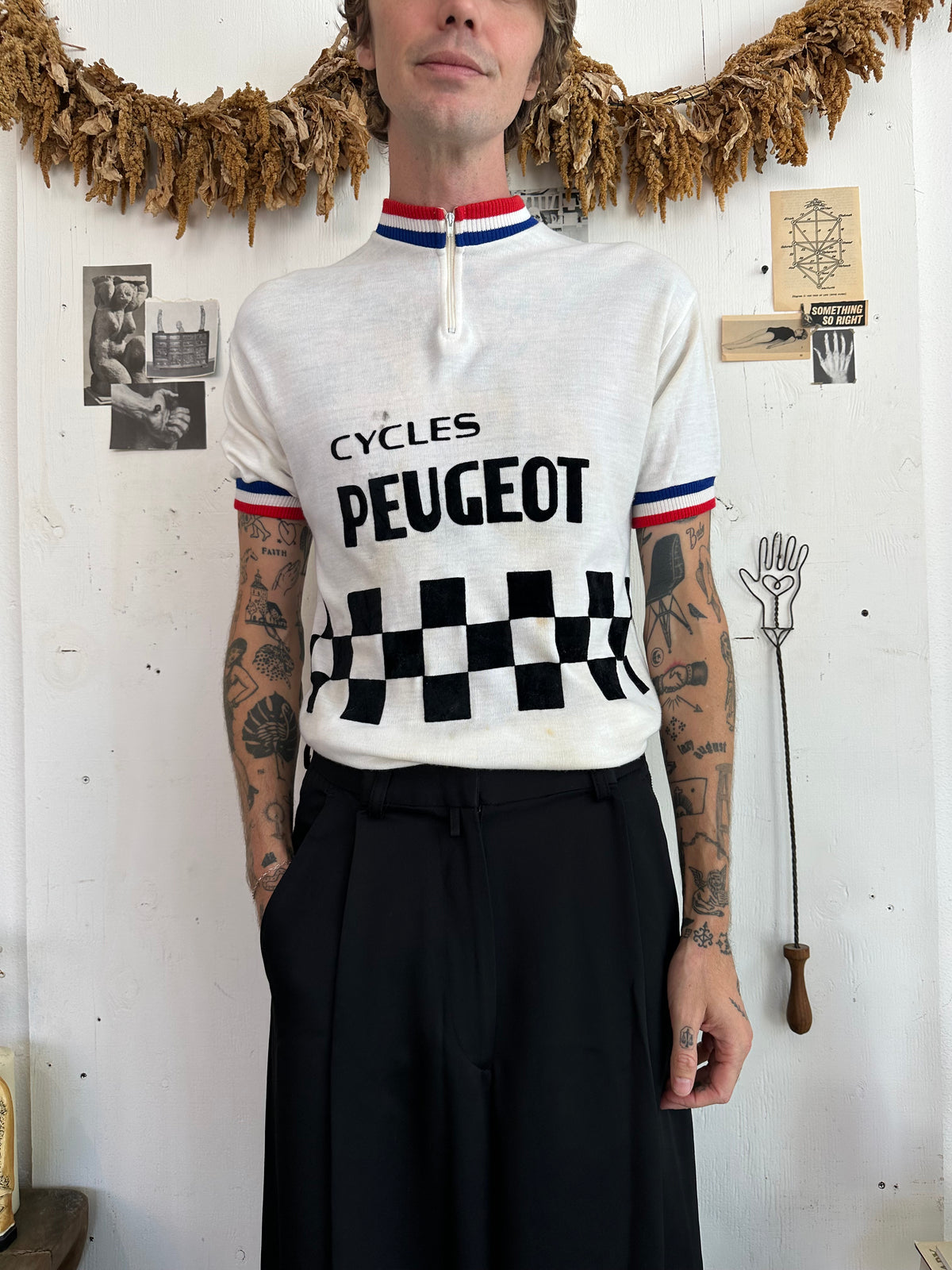 1970s Peugeot Cycling Jersey