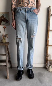 1980s Well-Worn Levi’s 505 Orange Tabs (33 x 32)