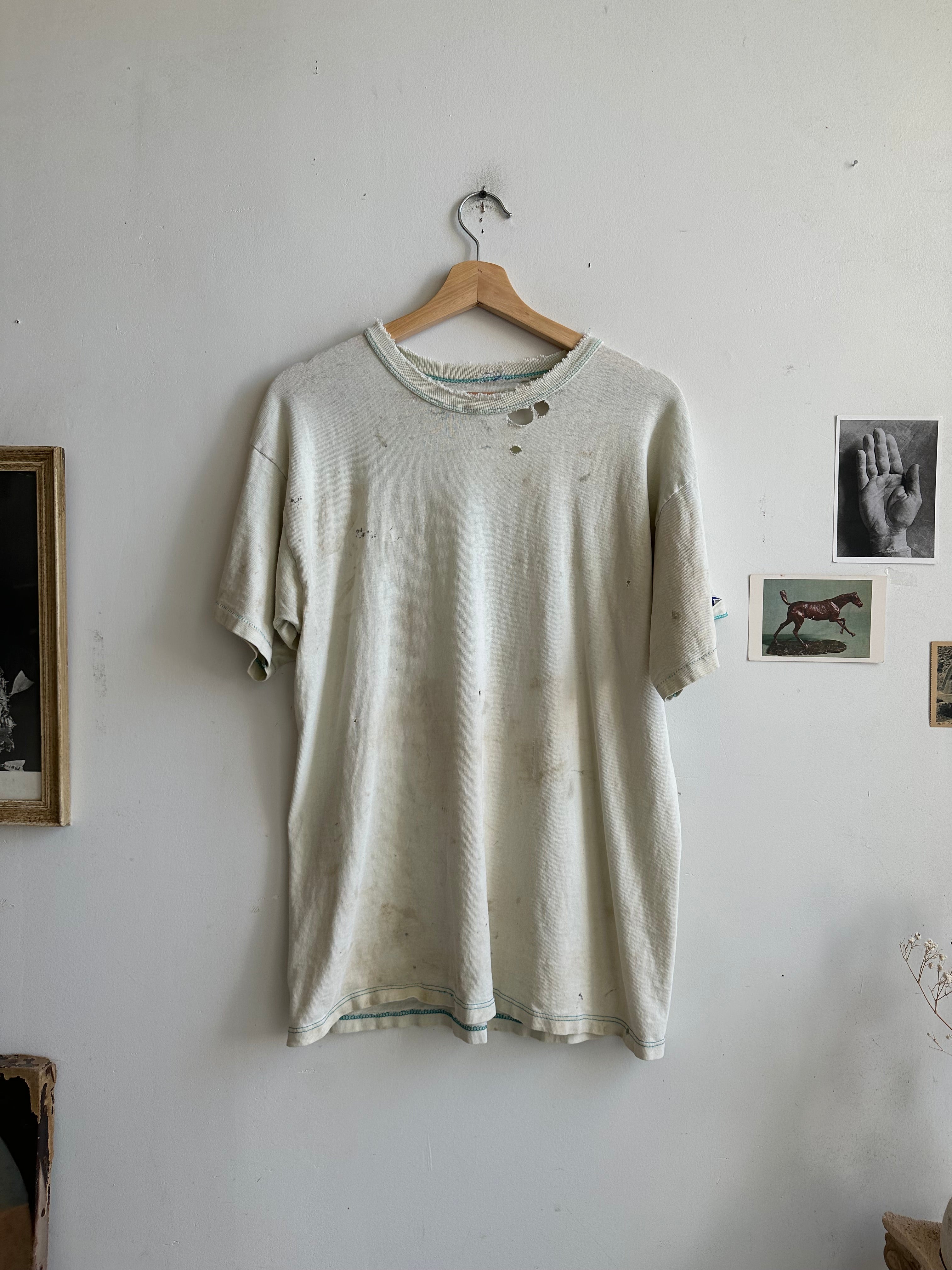 Shredded Bleached Out Champion Blank (L)