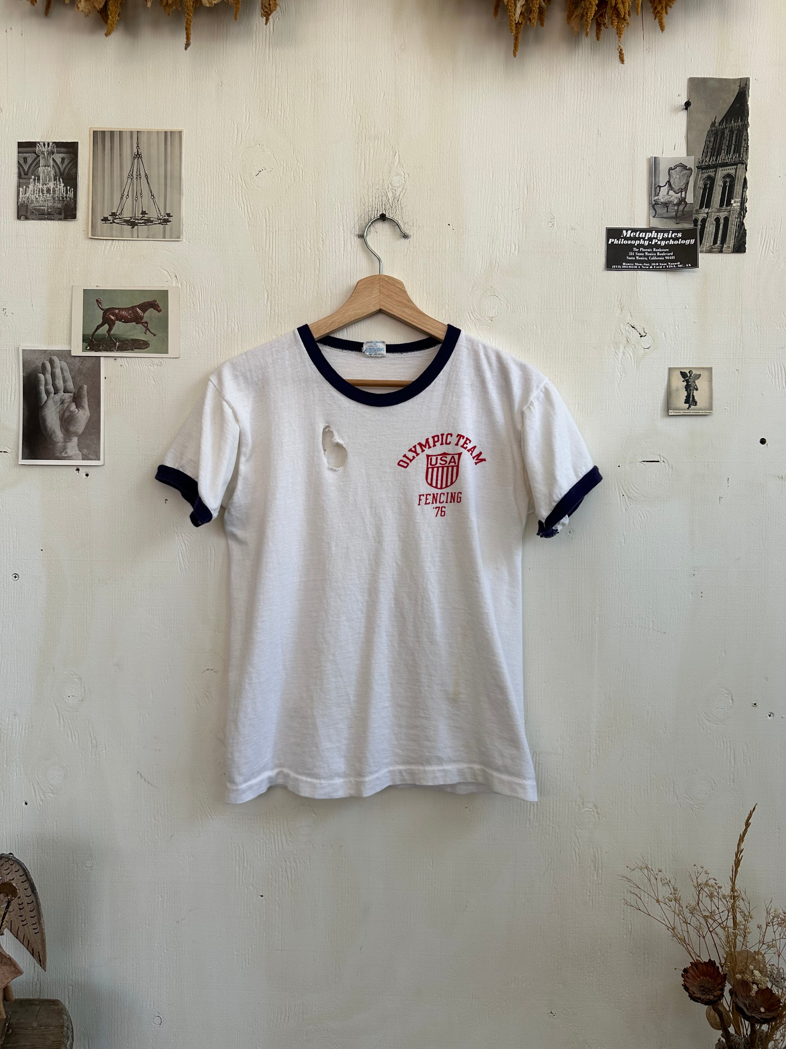 1970s Olympic Fencing T-Shirt (S/M)