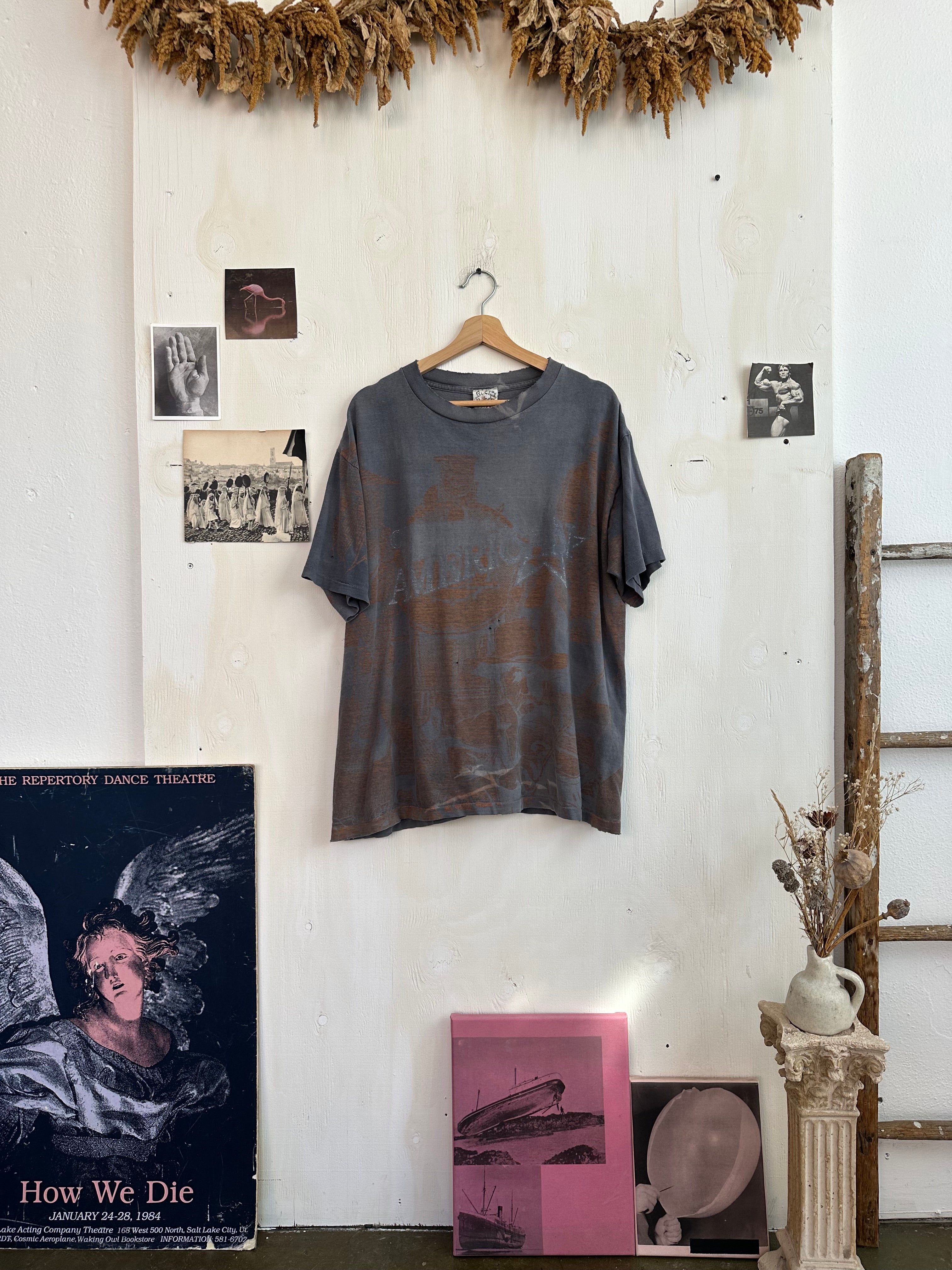 1990s Thrashed Country Western AOP Tee (Boxy XL)