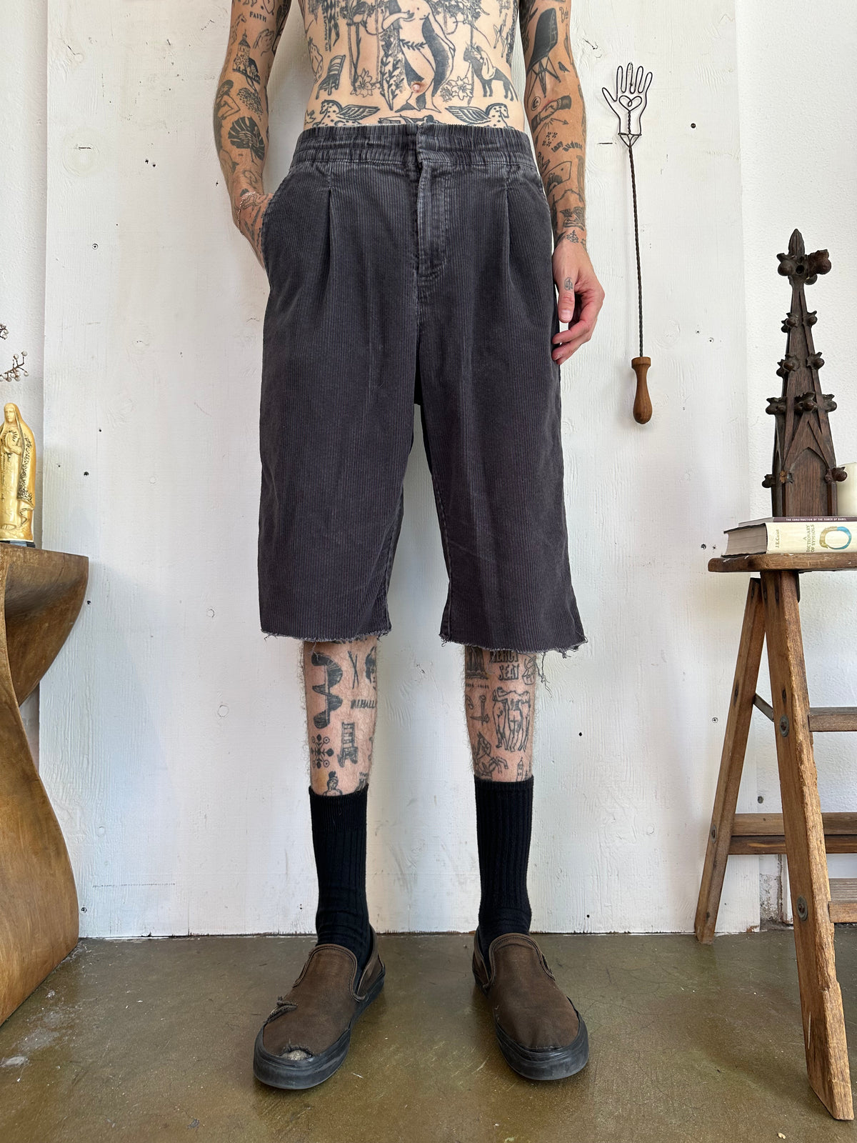 1990s GAP Pleated Corduroy Shorts