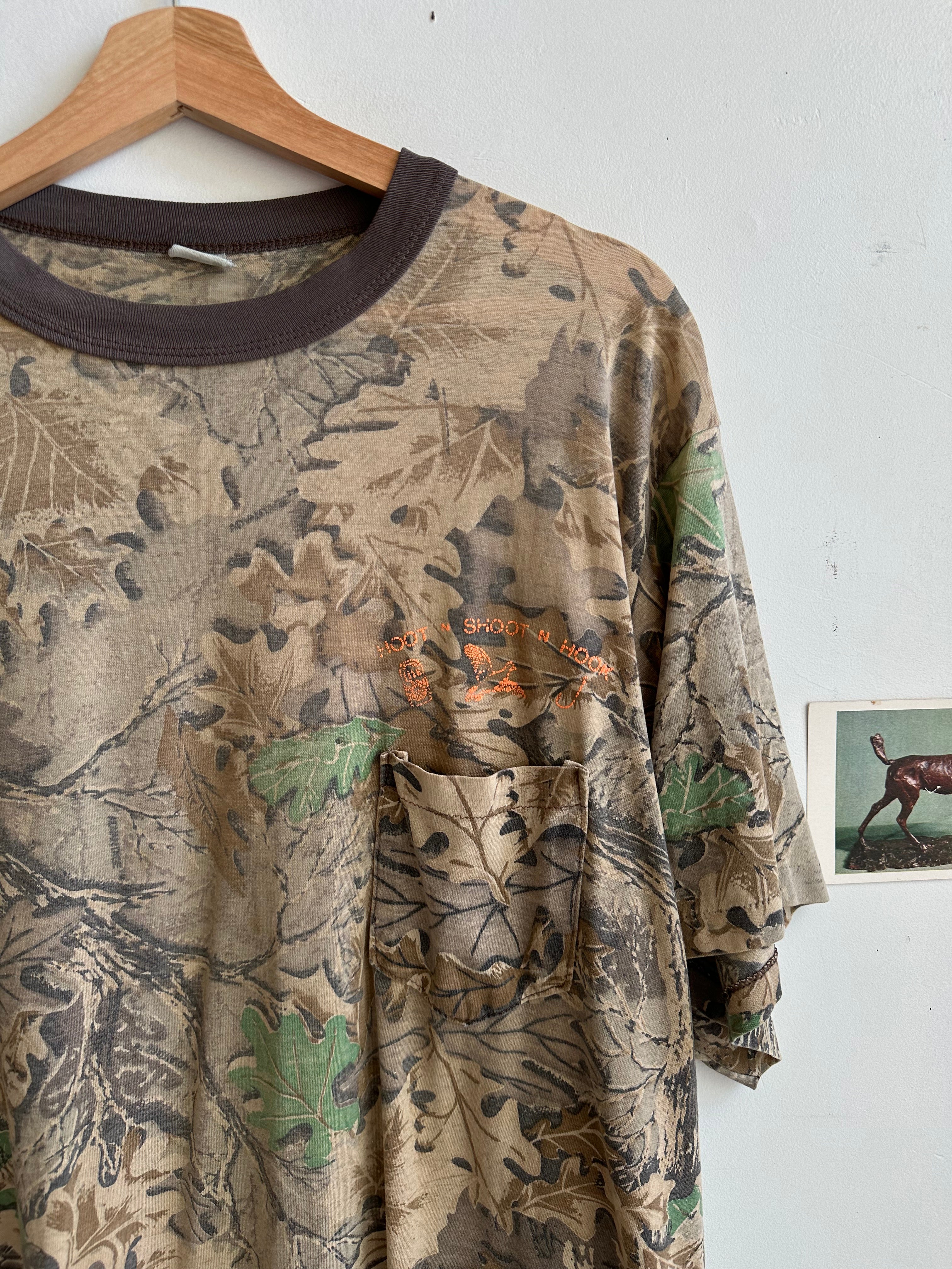 1980s Hoot and Shoot Camo Tee (XL)