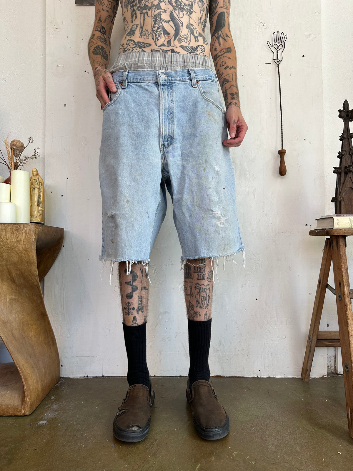 1990s Chopped Baggy Levis 560s