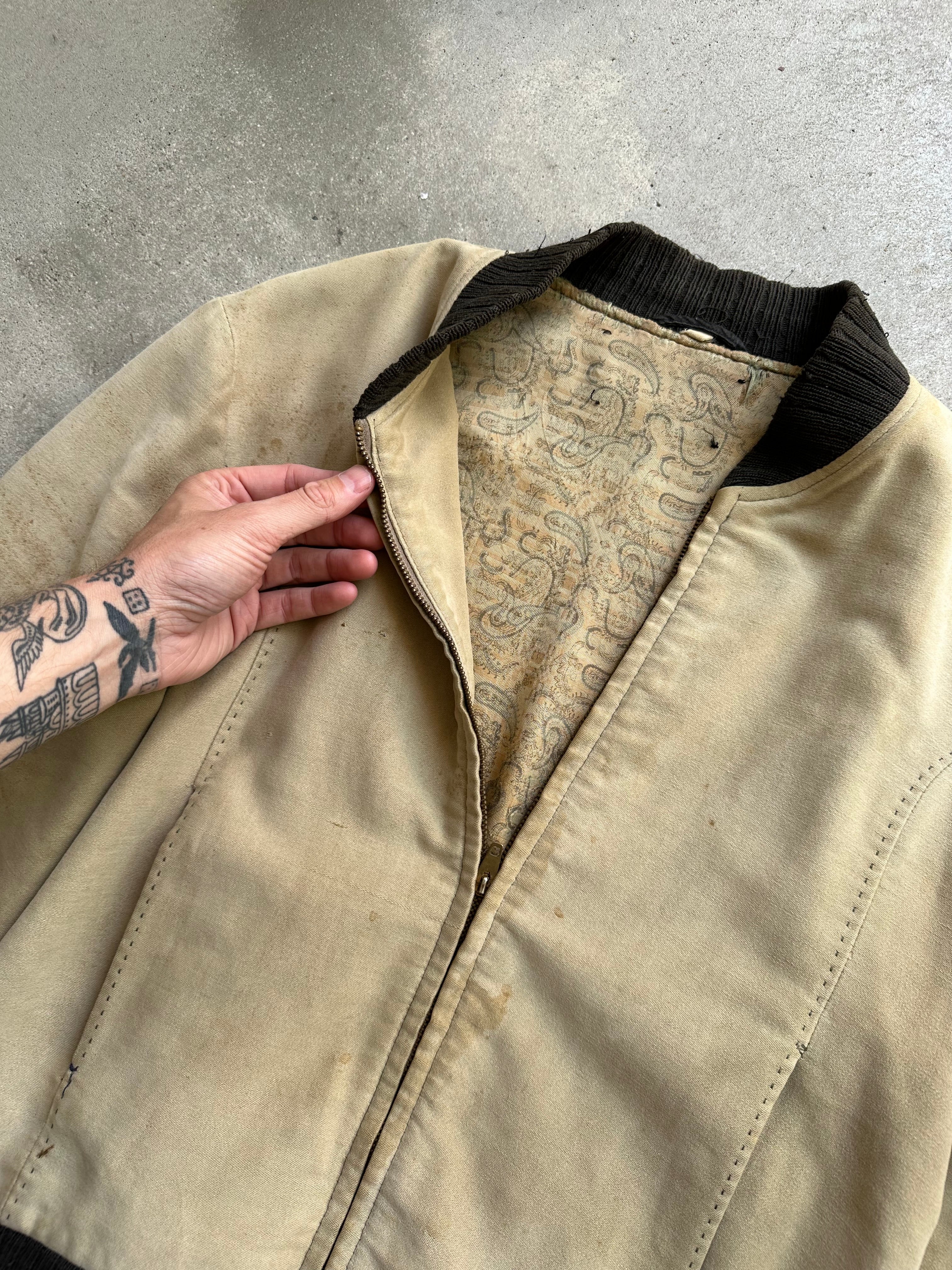 1940s Moleskin Jacket (Boxy M)