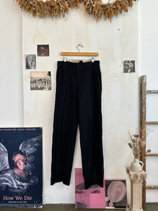 1940s Baggy Black Trouser (34/33)