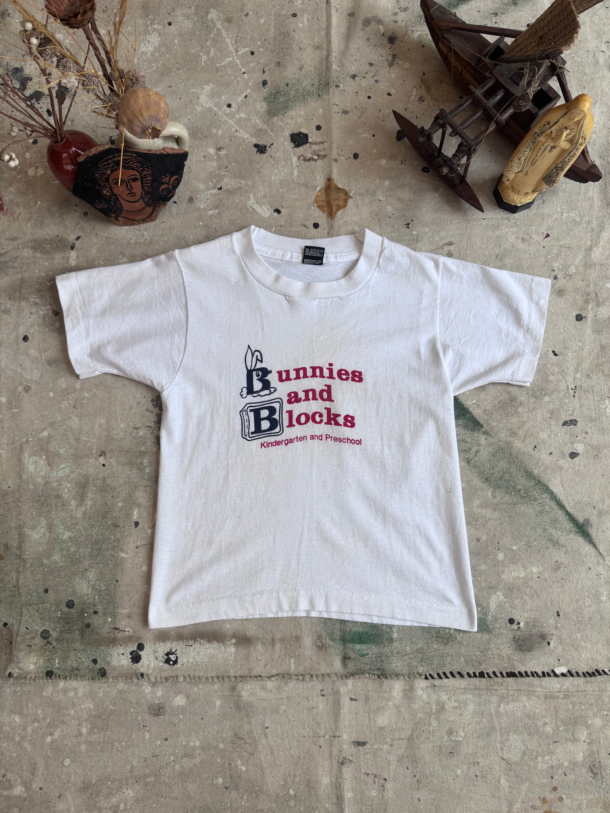 1990s Bunnies & Blocks Tiny Tee (XS)
