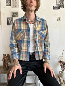 1990s Chopped GAP Flannel (Boxy M)