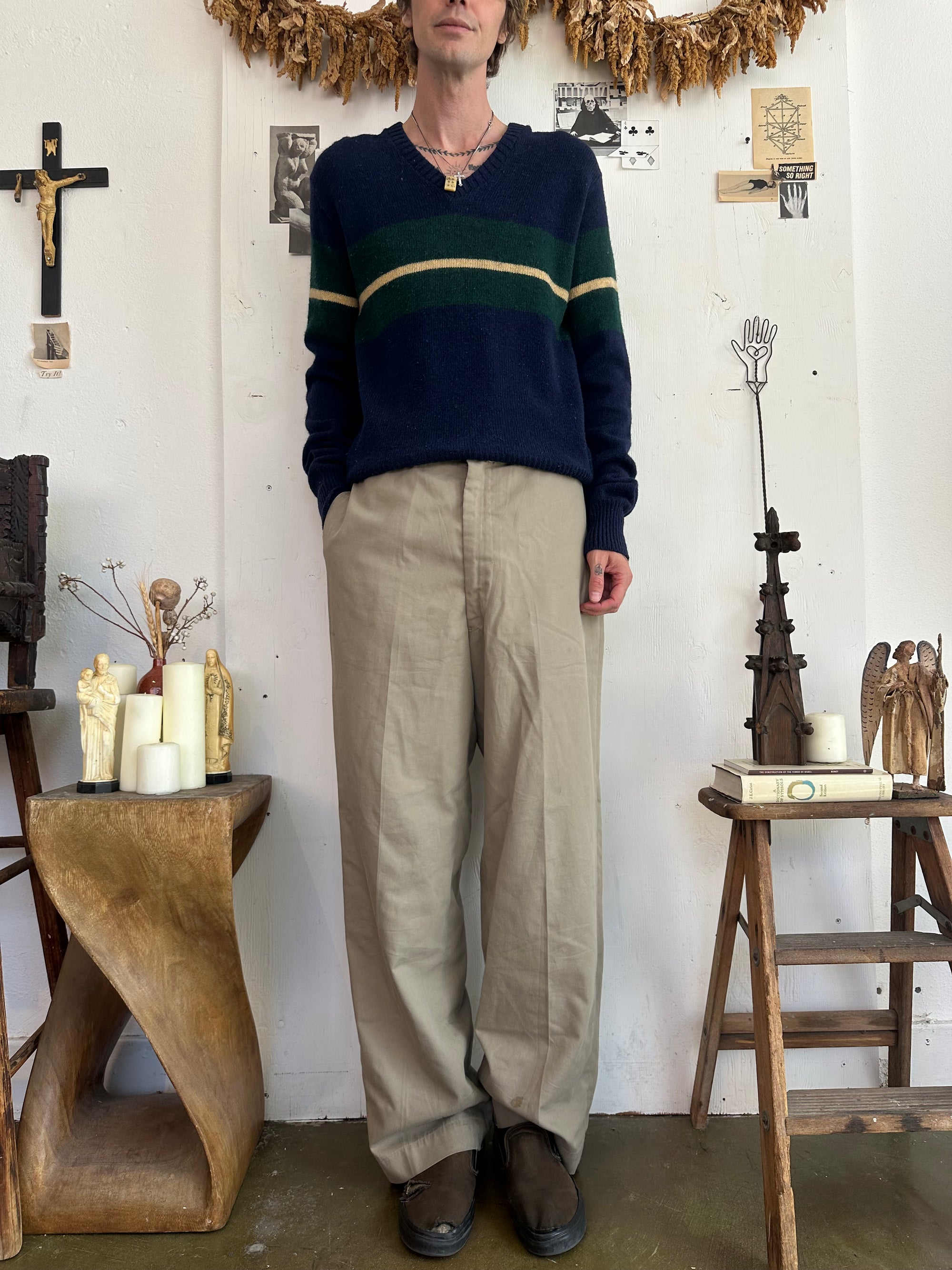 1990s Striped Knit Sweater