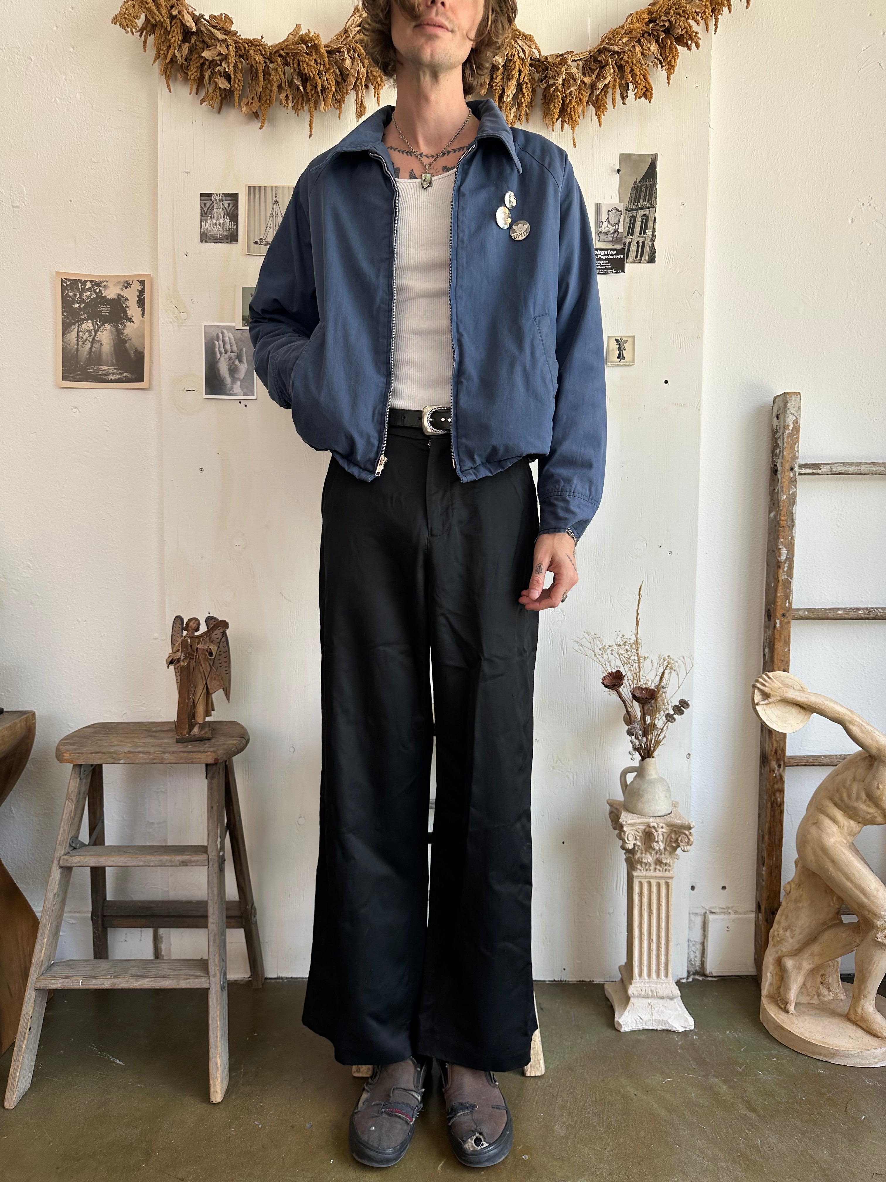 1970s Lined Sears Work Jacket W/ Pins (Boxy M/L)