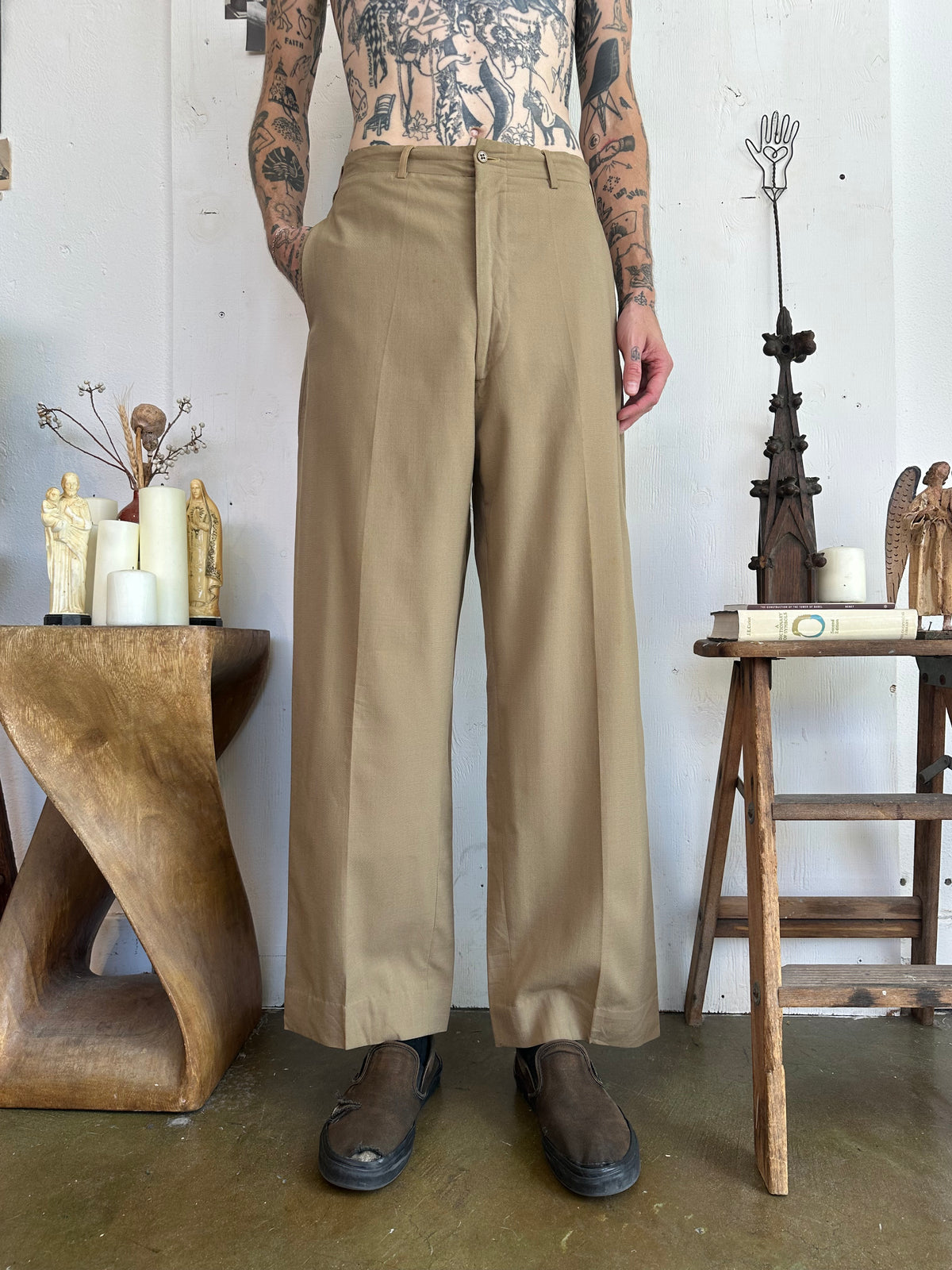 1940s Kahki Trousers