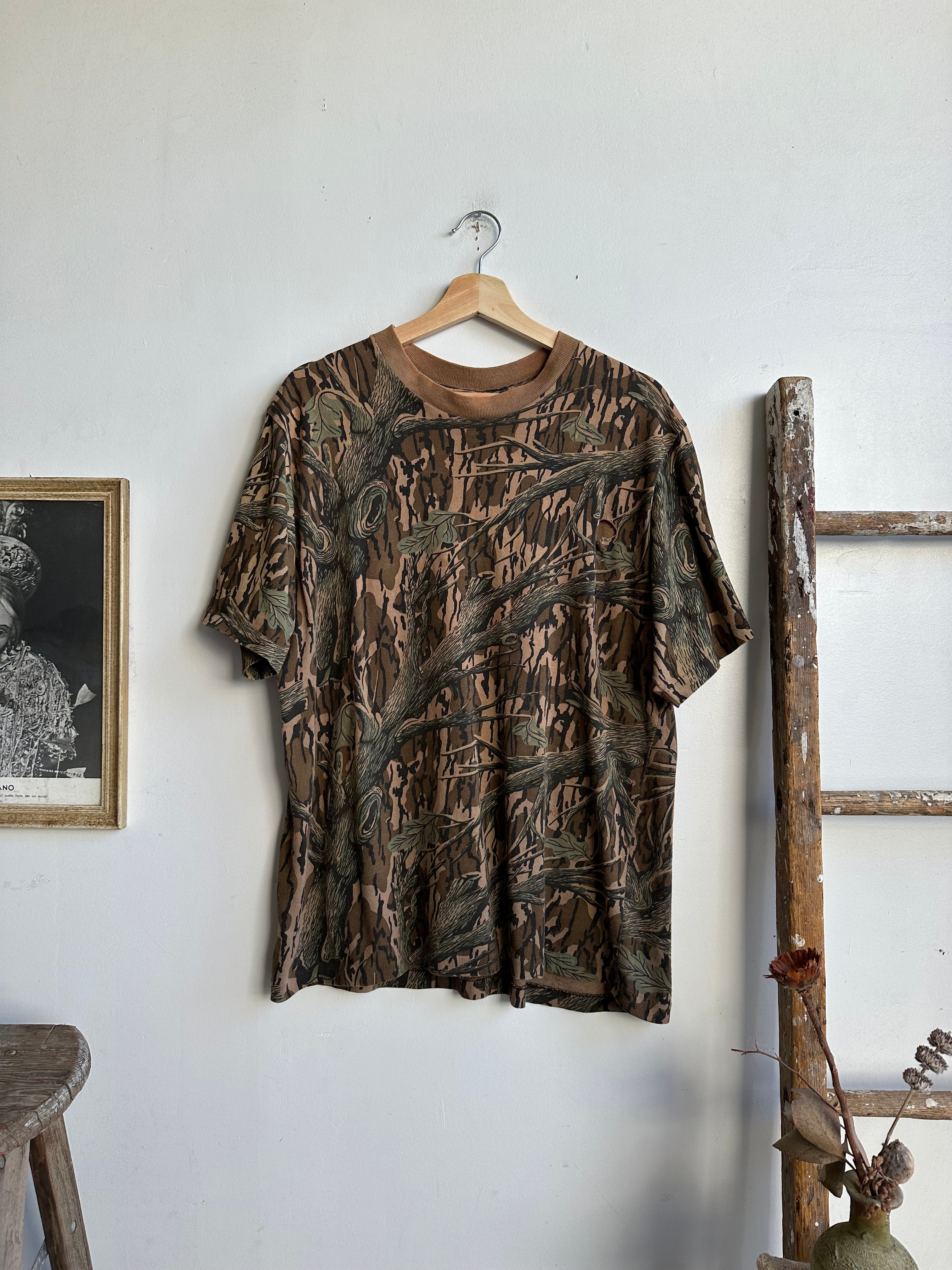 1980s Woodland Camo Tee (XL)