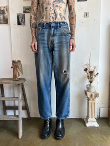 1990s Prison Blues Baggy Denim (34/31)