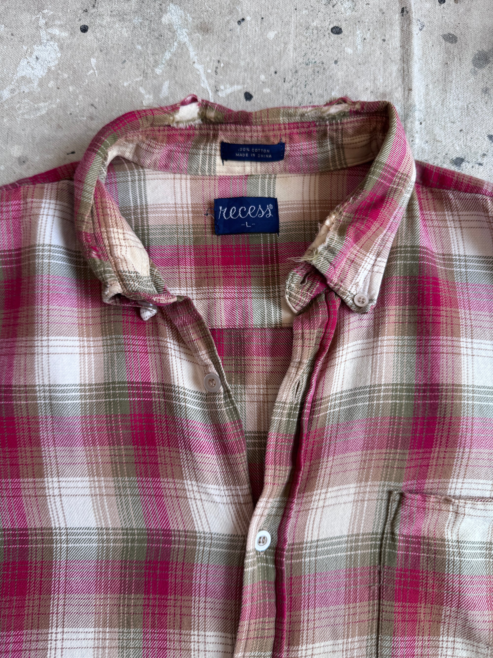 1980s Well Worn Cotton Flannel (XL)