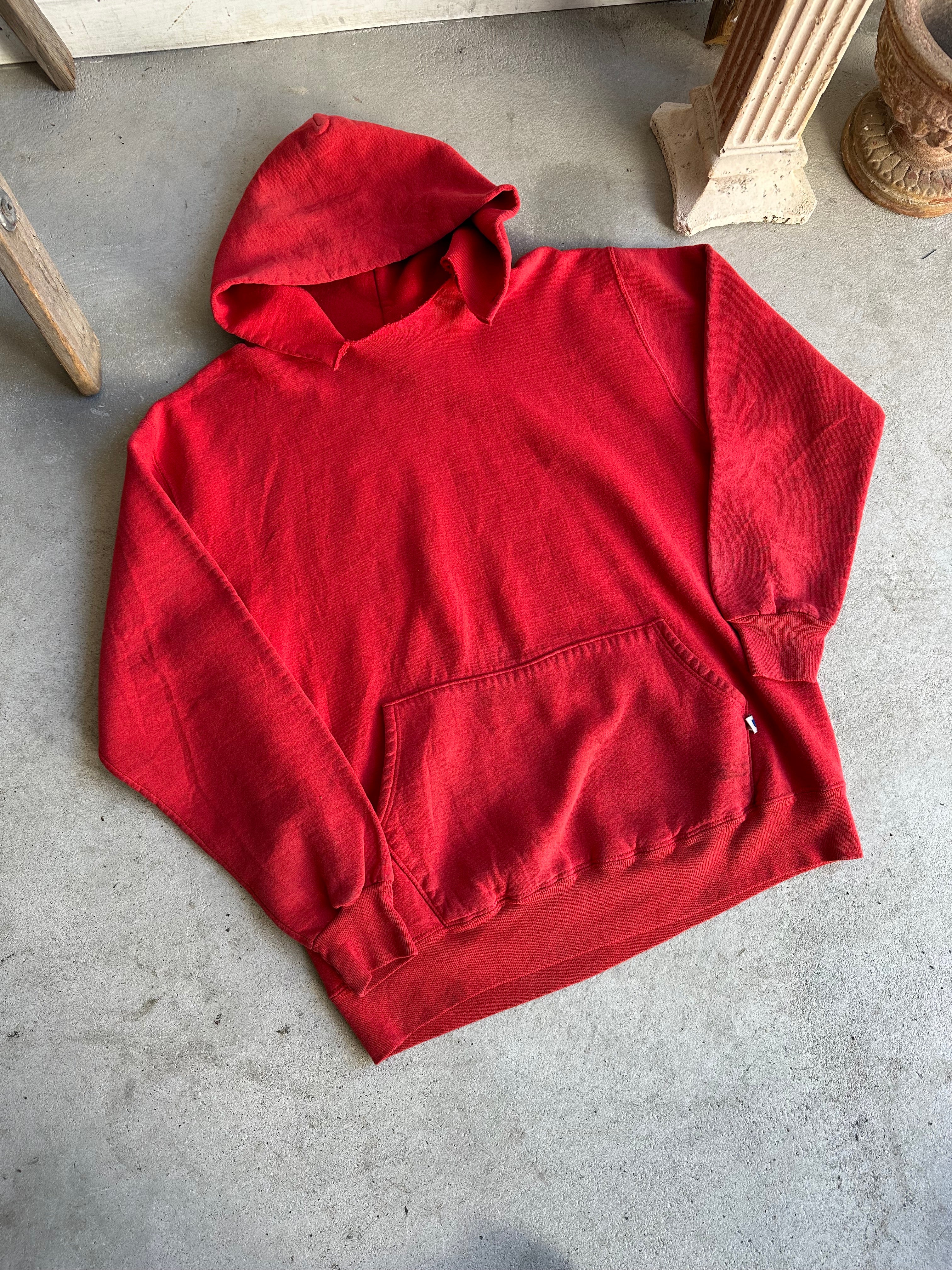 1990s Well-Worn Russell Athletic Hoodie (XL)