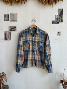 1990s Chopped GAP Flannel (Boxy M)