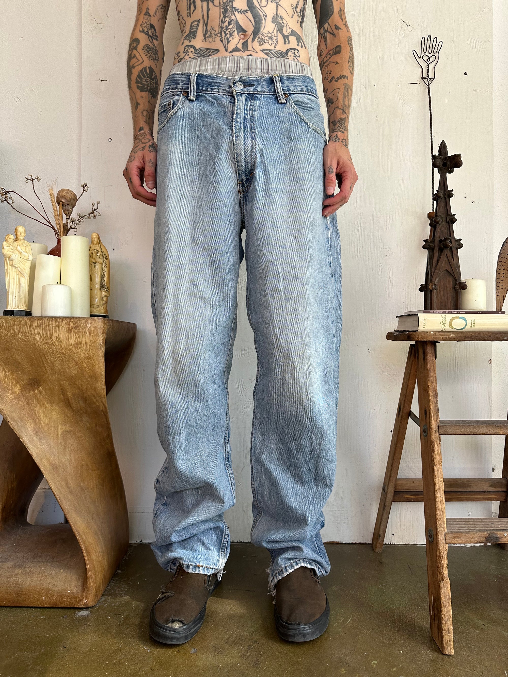 1990s Well Worn Levis 550s