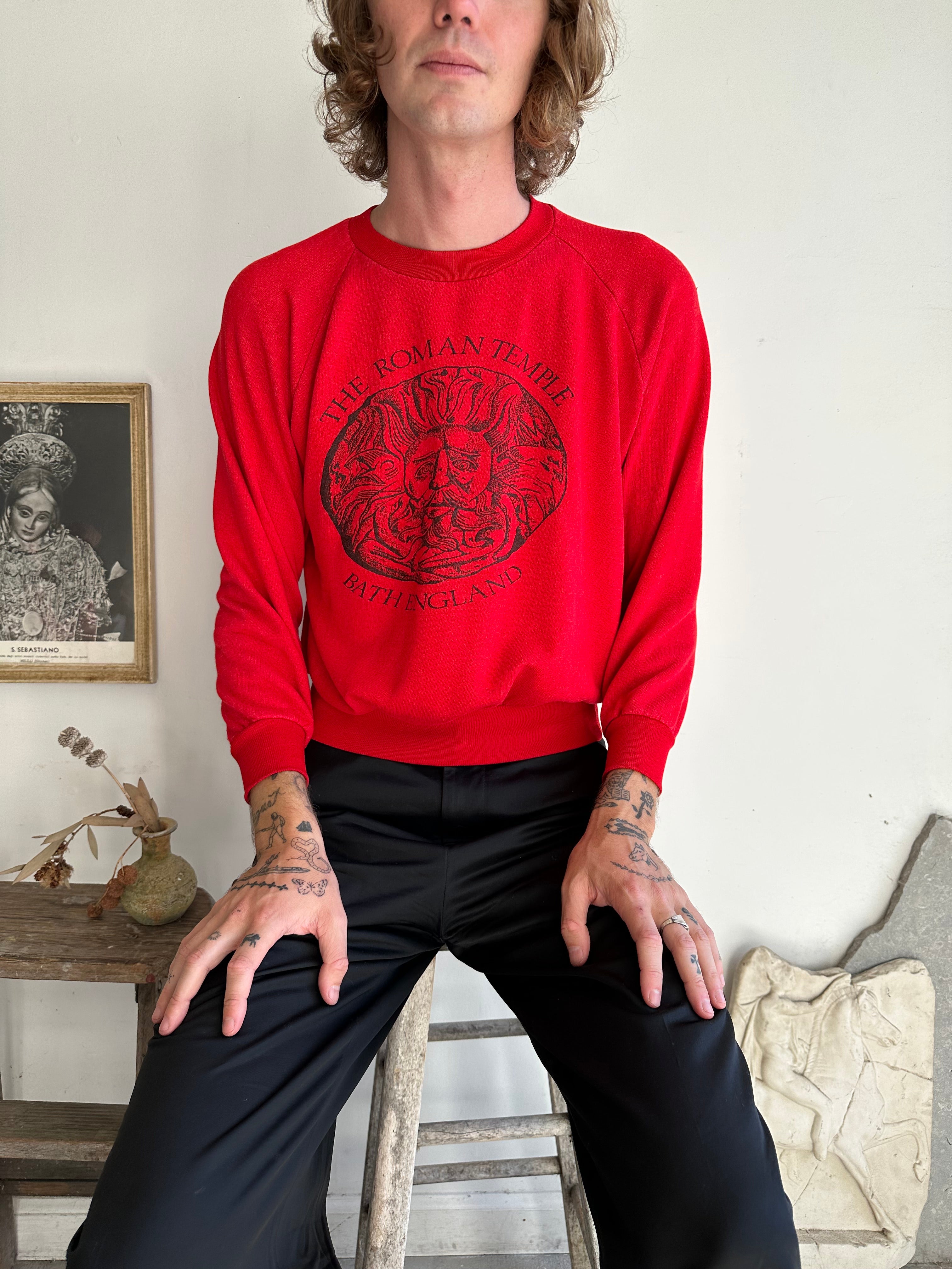 1980s Roman Temple Sweatshirt (S/M)