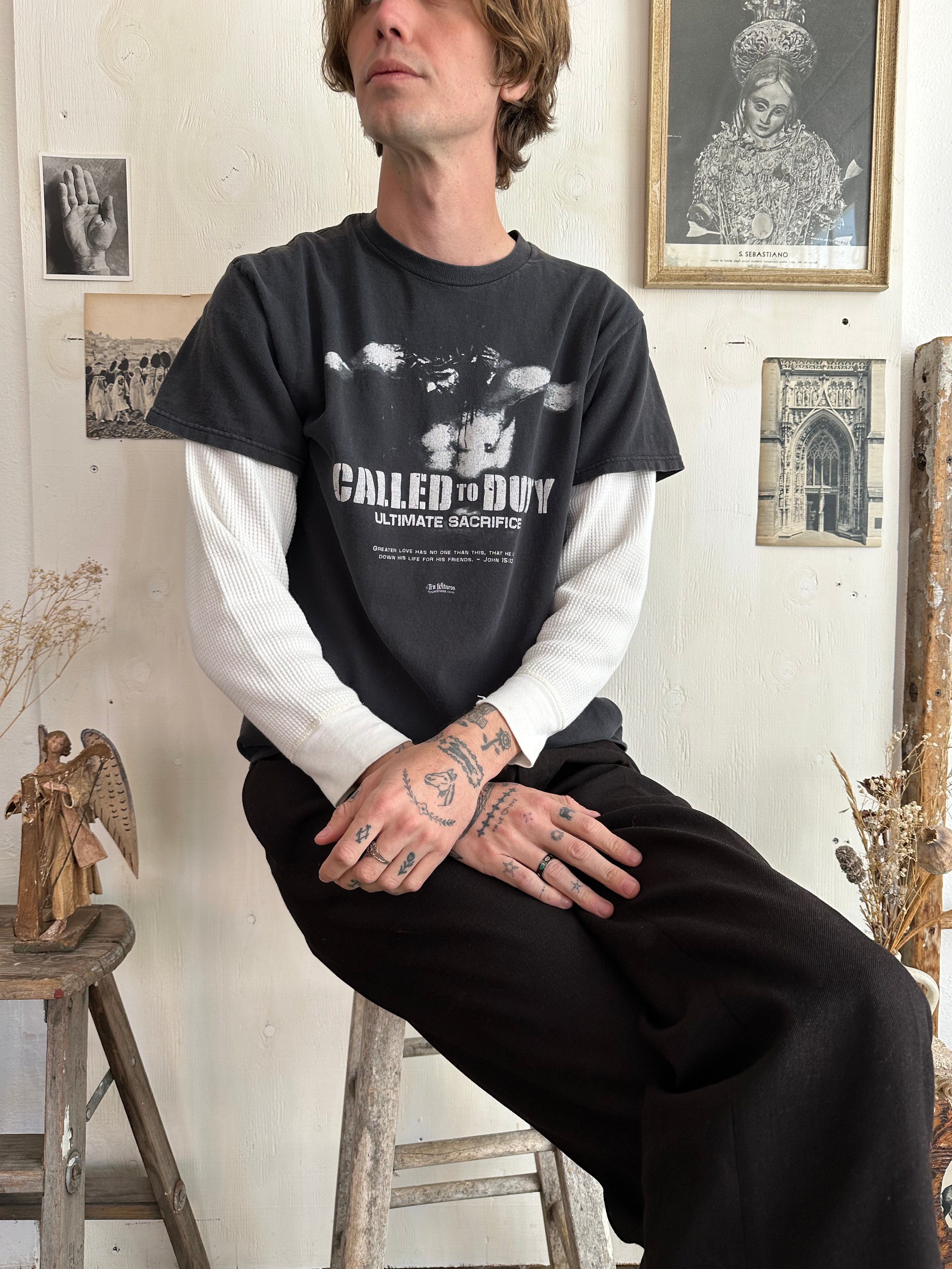 2000s Called to Duty Jesus Tee (L/XL)
