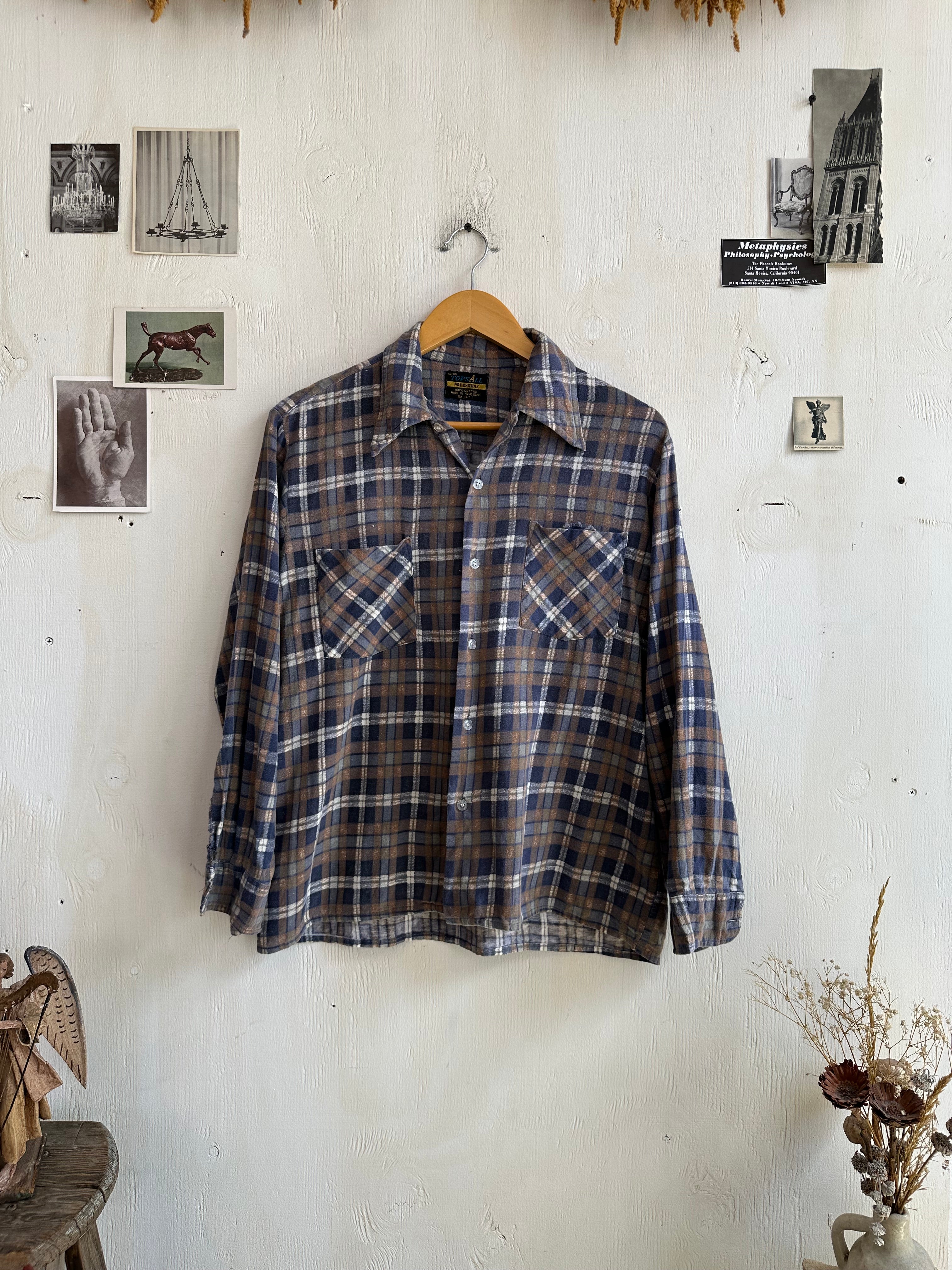 1960s Well Worn Cotton Flannel (M/L)