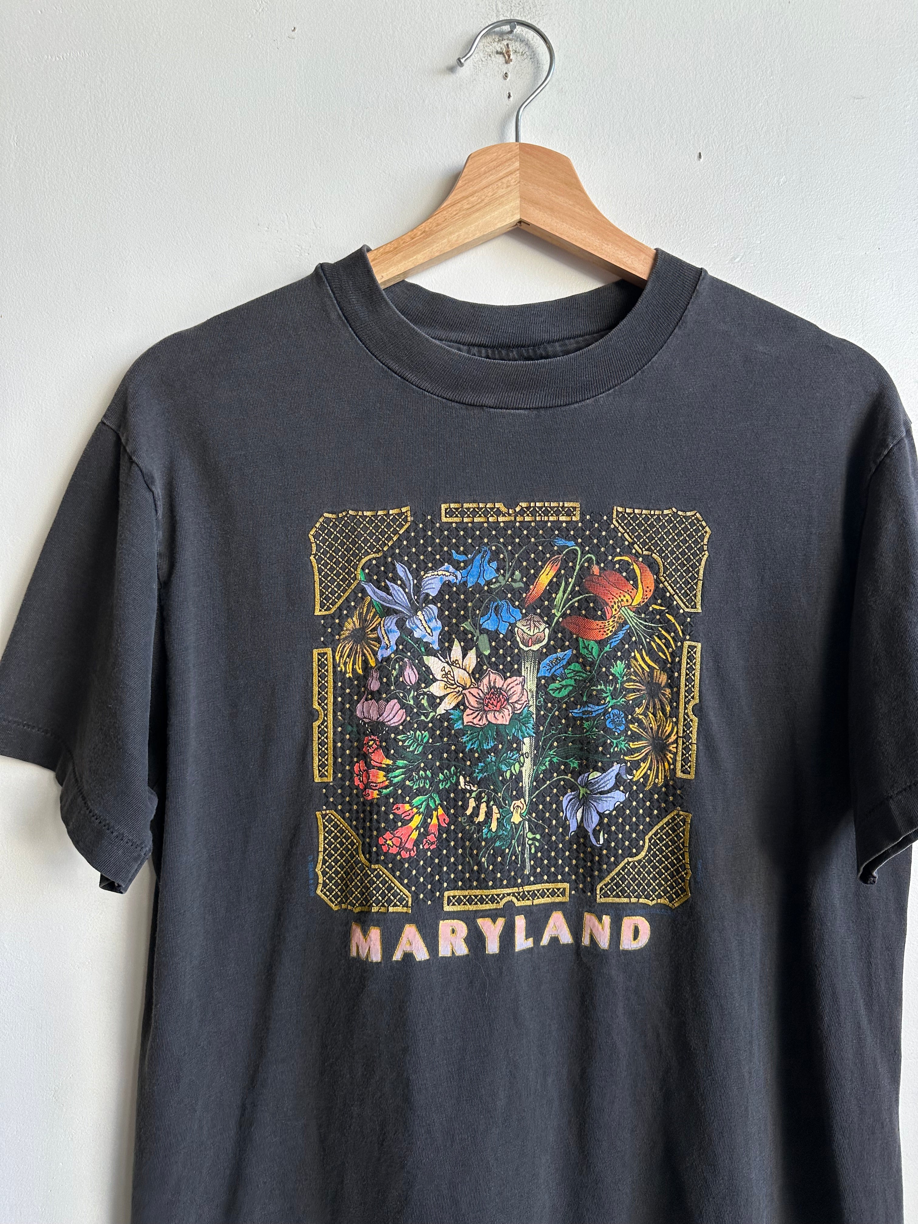 1990s Faded Maryland T-Shirt (M)