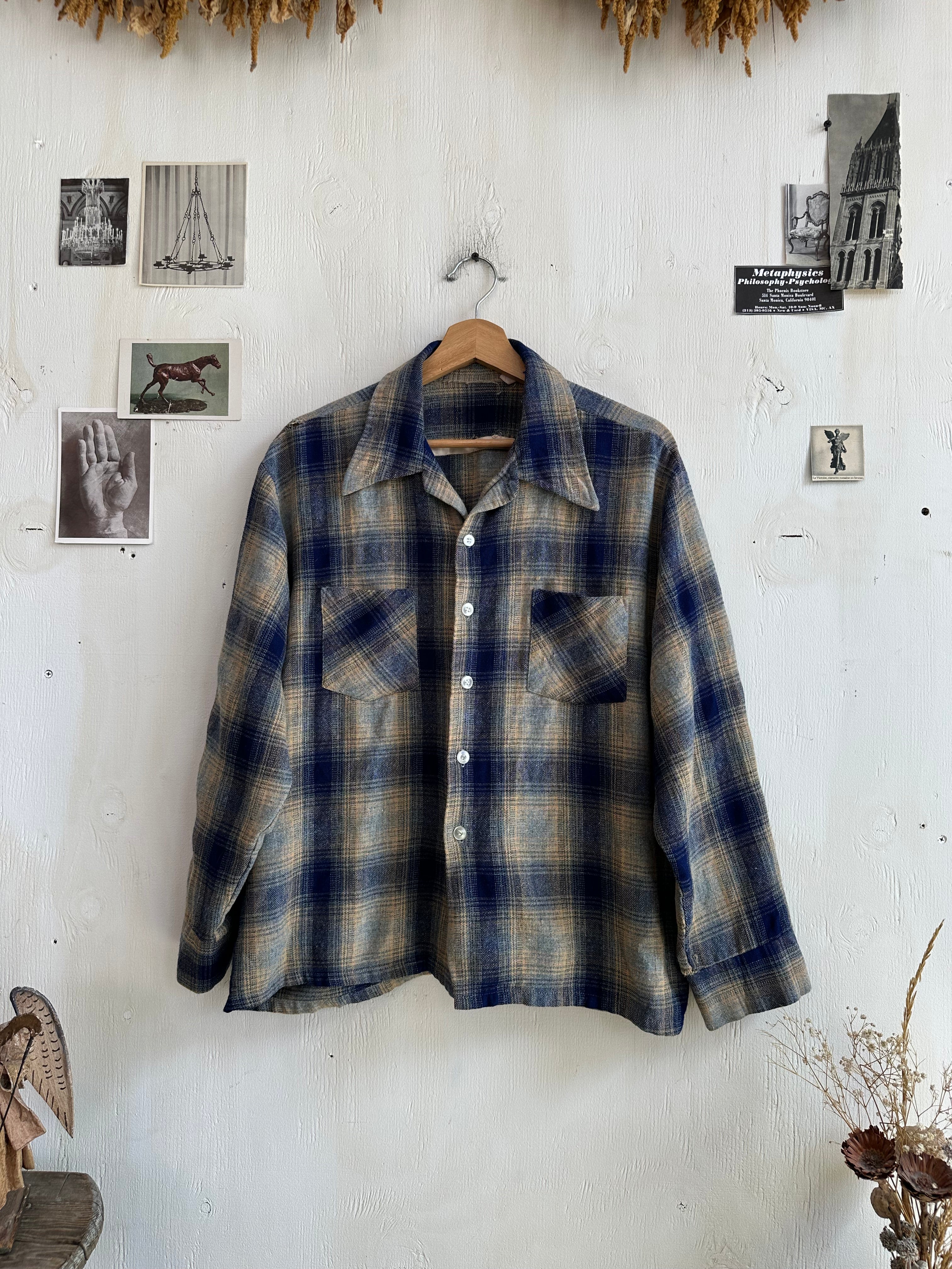 1970s Gauzy Flannel (Boxy M/L)