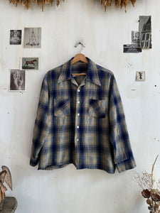 1970s Gauzy Flannel (Boxy M/L)