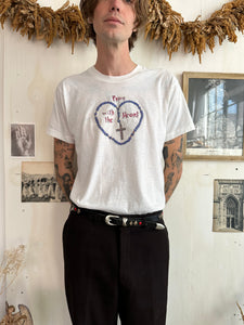 1980s Pray with the Heart T-Shirt (L)