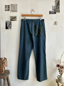 1960s Paper Thin Evergreen Work Pants (32/28)