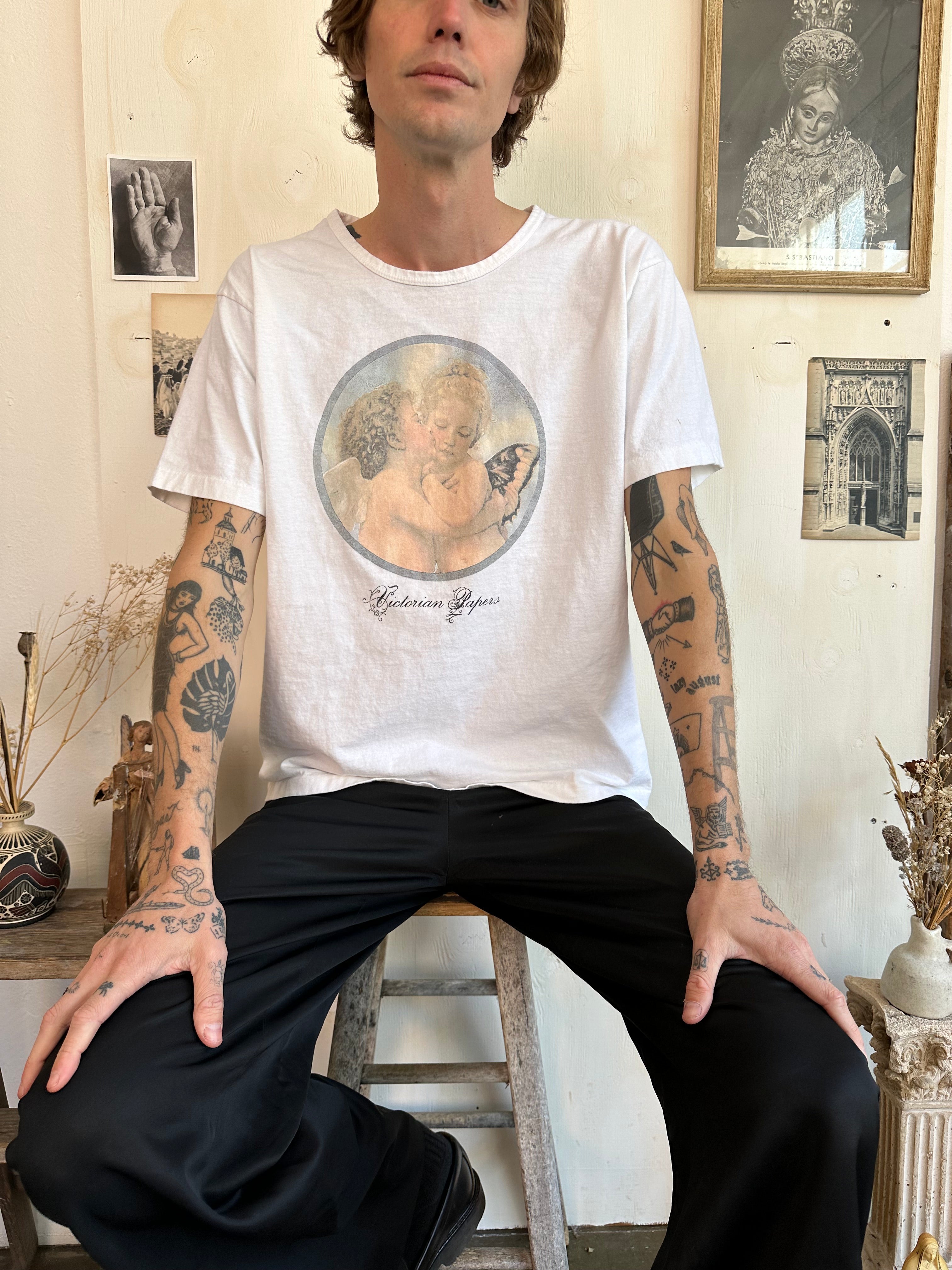 1990s Victorian Cherub Tee (Boxy L/XL)