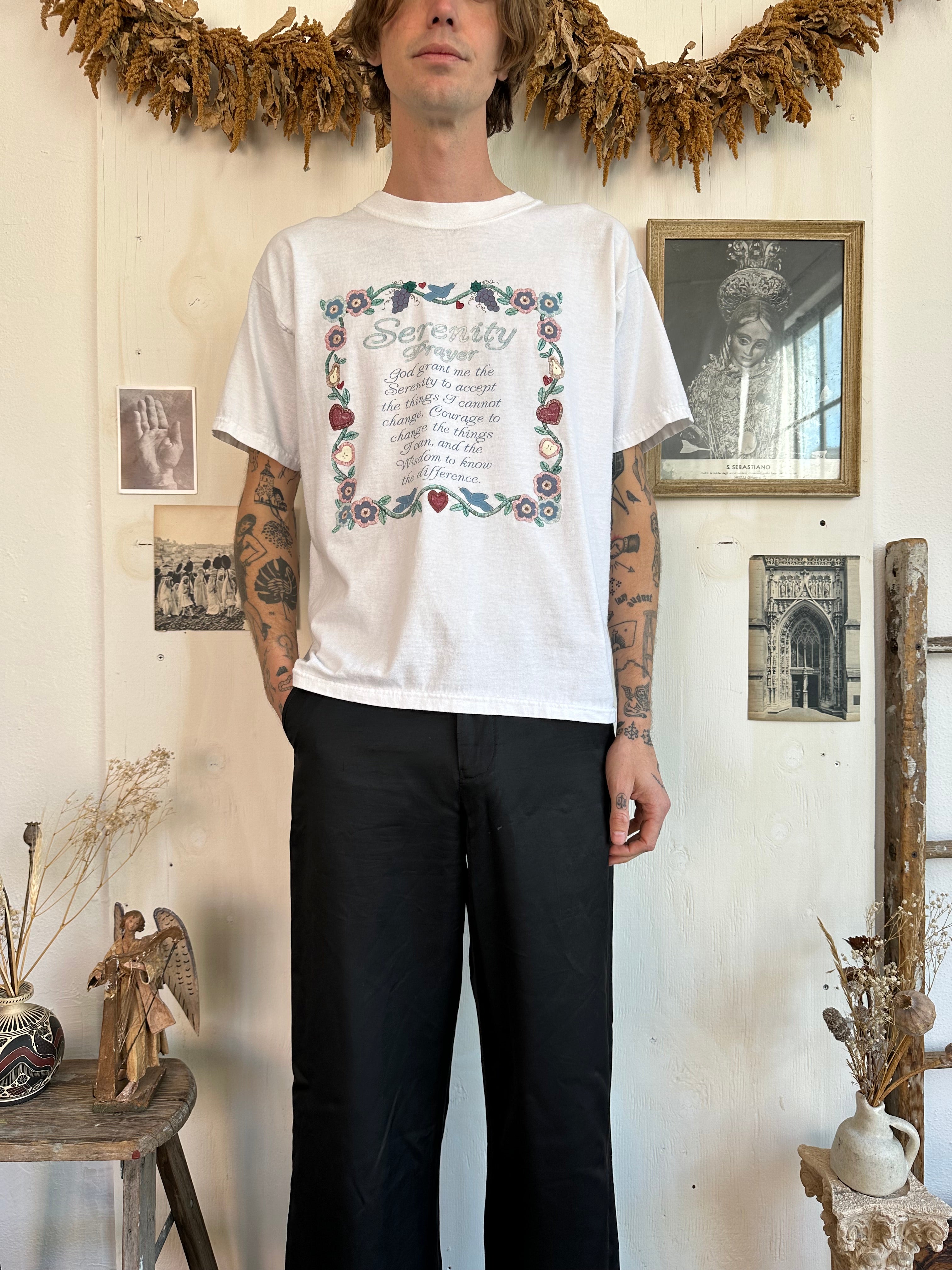 1990s/2000s Serenity Prayer T-Shirt (Boxy L/XL)