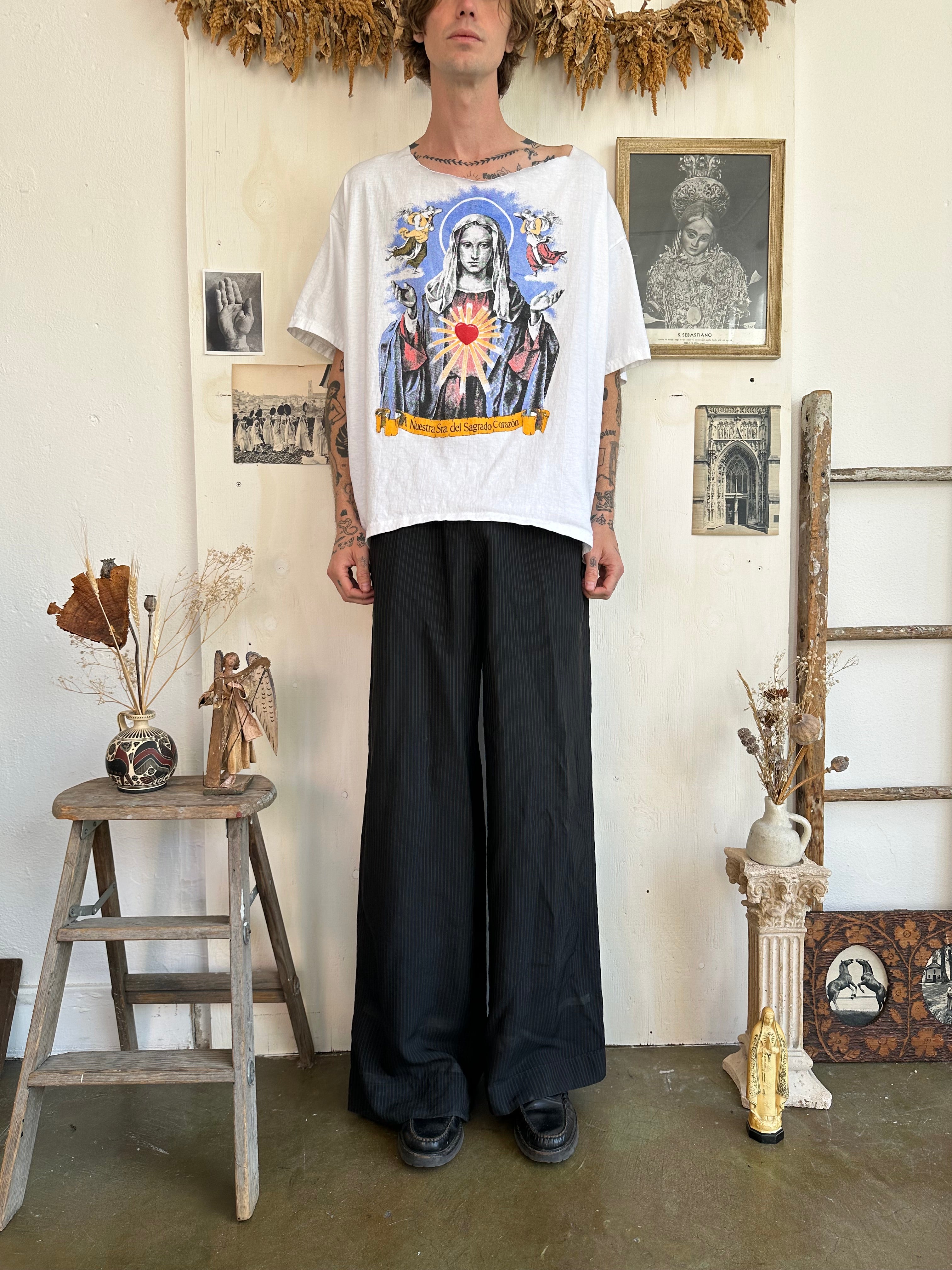 1990s Chopped Neck Virgin Mary Tee (XL/XXL)