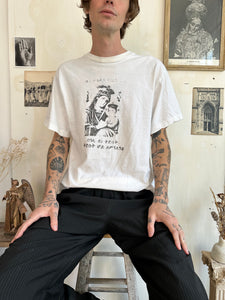 1990s Mother Mary Stencil T-Shirt (XL)