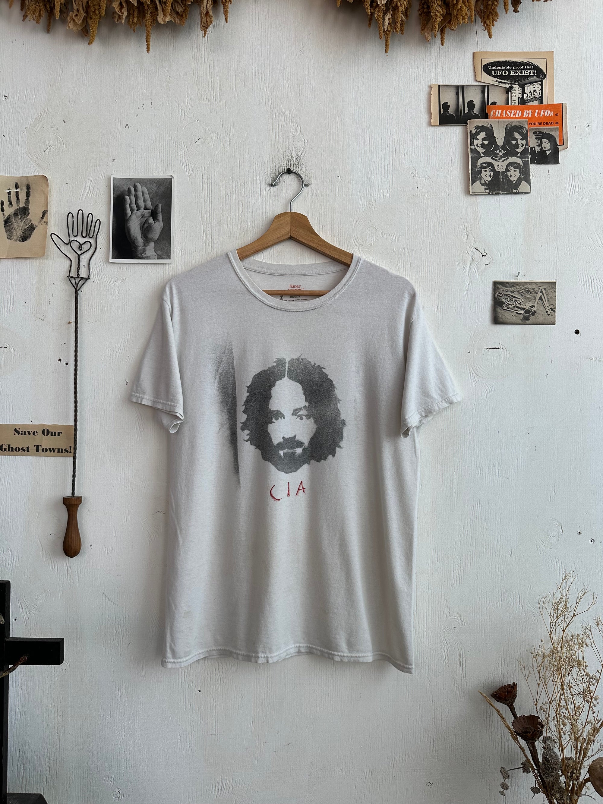 2000s Charles Manson CIA T-Shirt